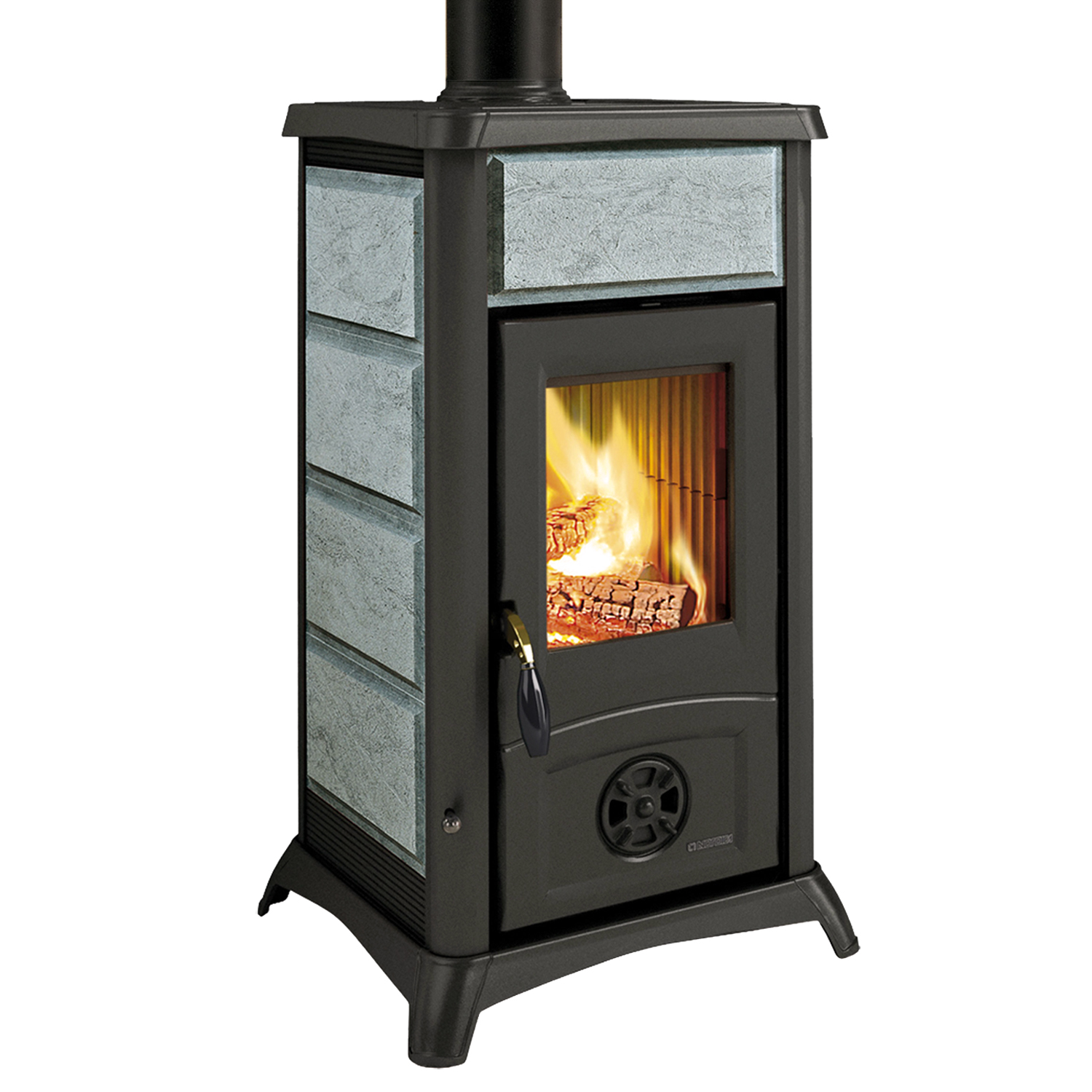 La Nordica Gemma Lean poêle à bois pierre ollaire