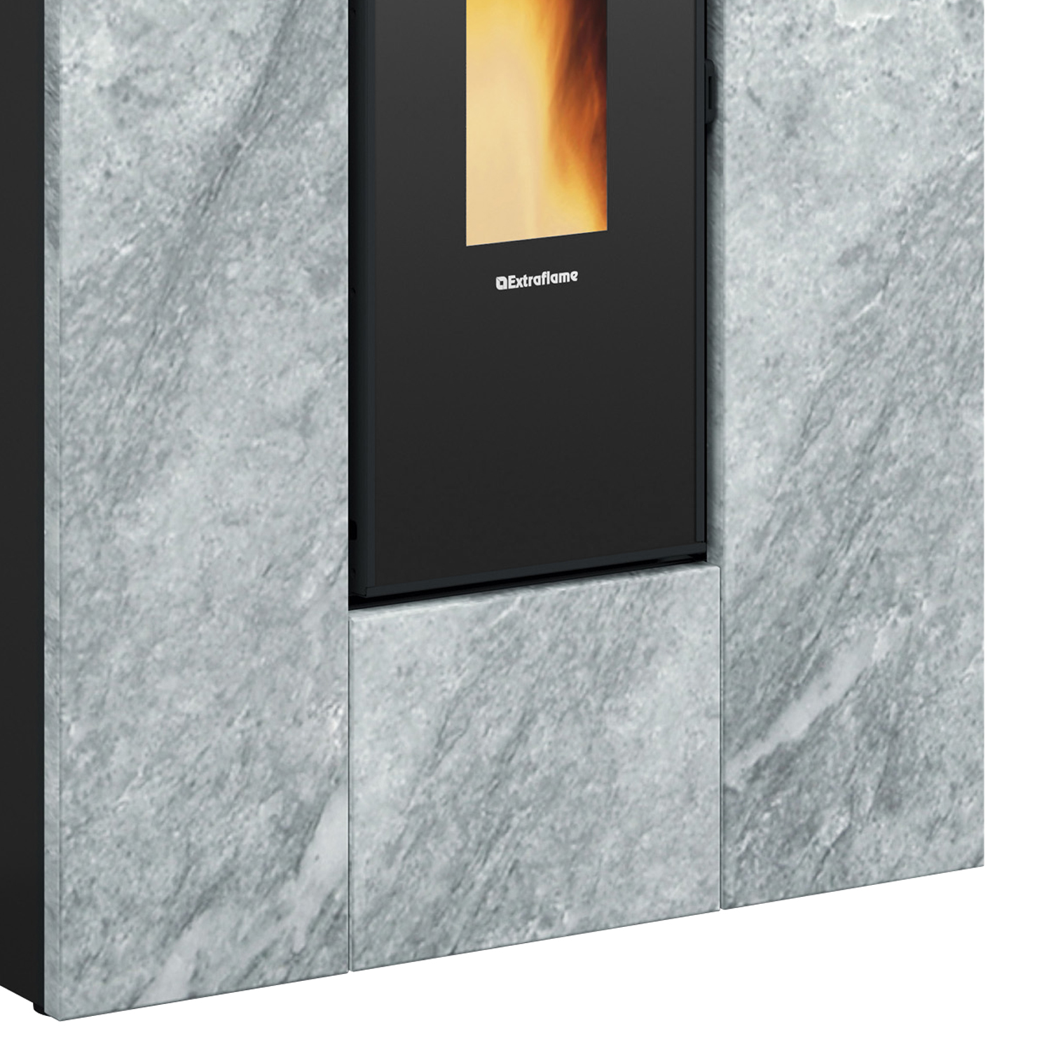 Extraflame Marilena Plus 5.0.16 poêle à granulés acier pierre naturelle