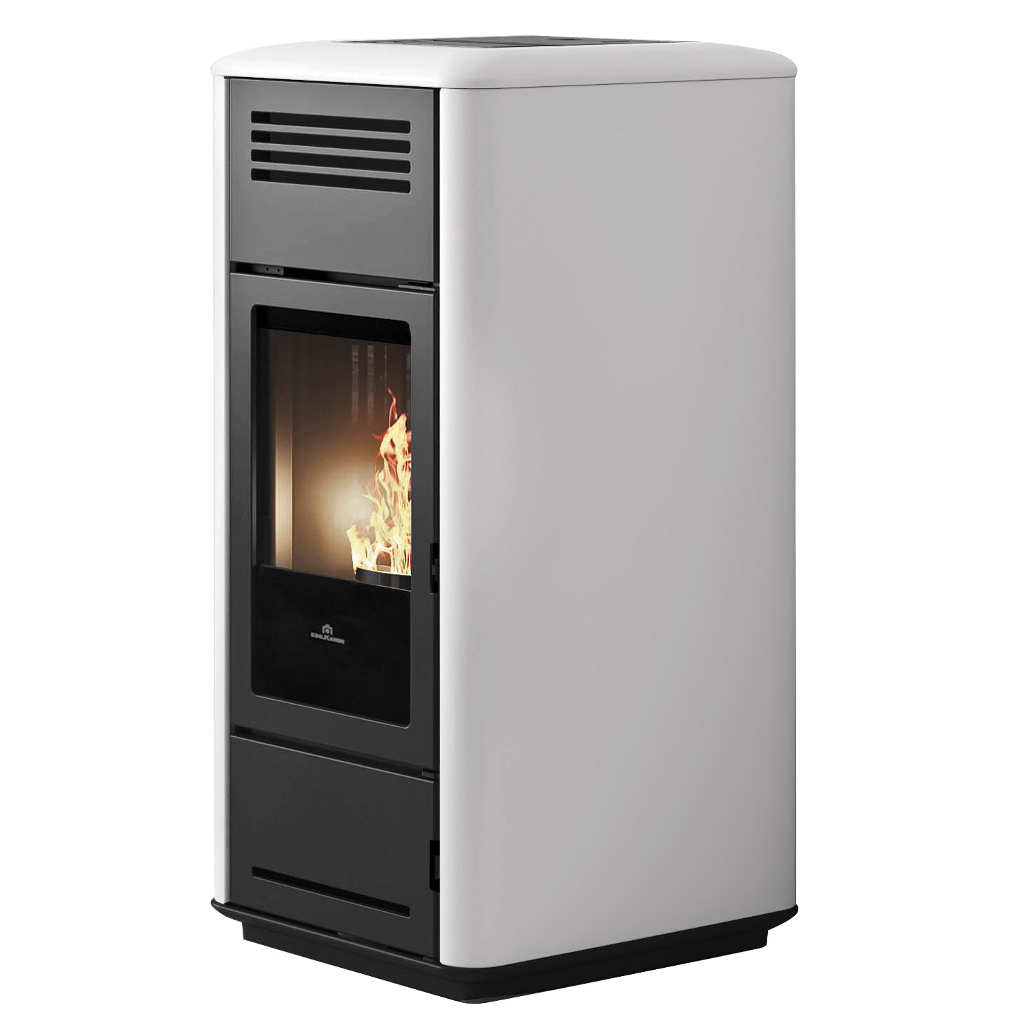 Edilkamin Milla H 12 Evo poêle à granulés hydro acier blanc
