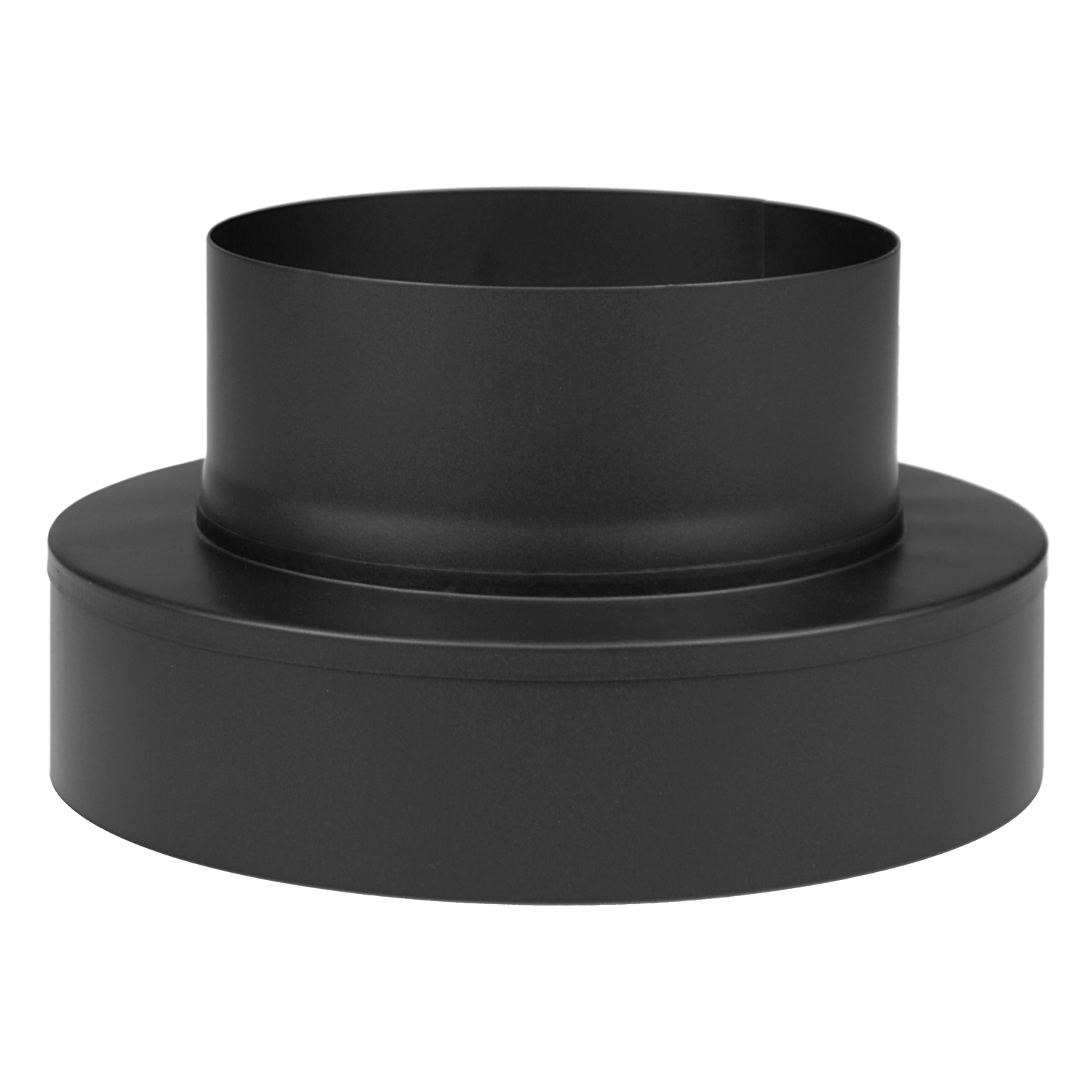 Raik Coltherm Transition 150mm noir double paroi de DW à EW pour tuyau de fumée / conduit de fumée