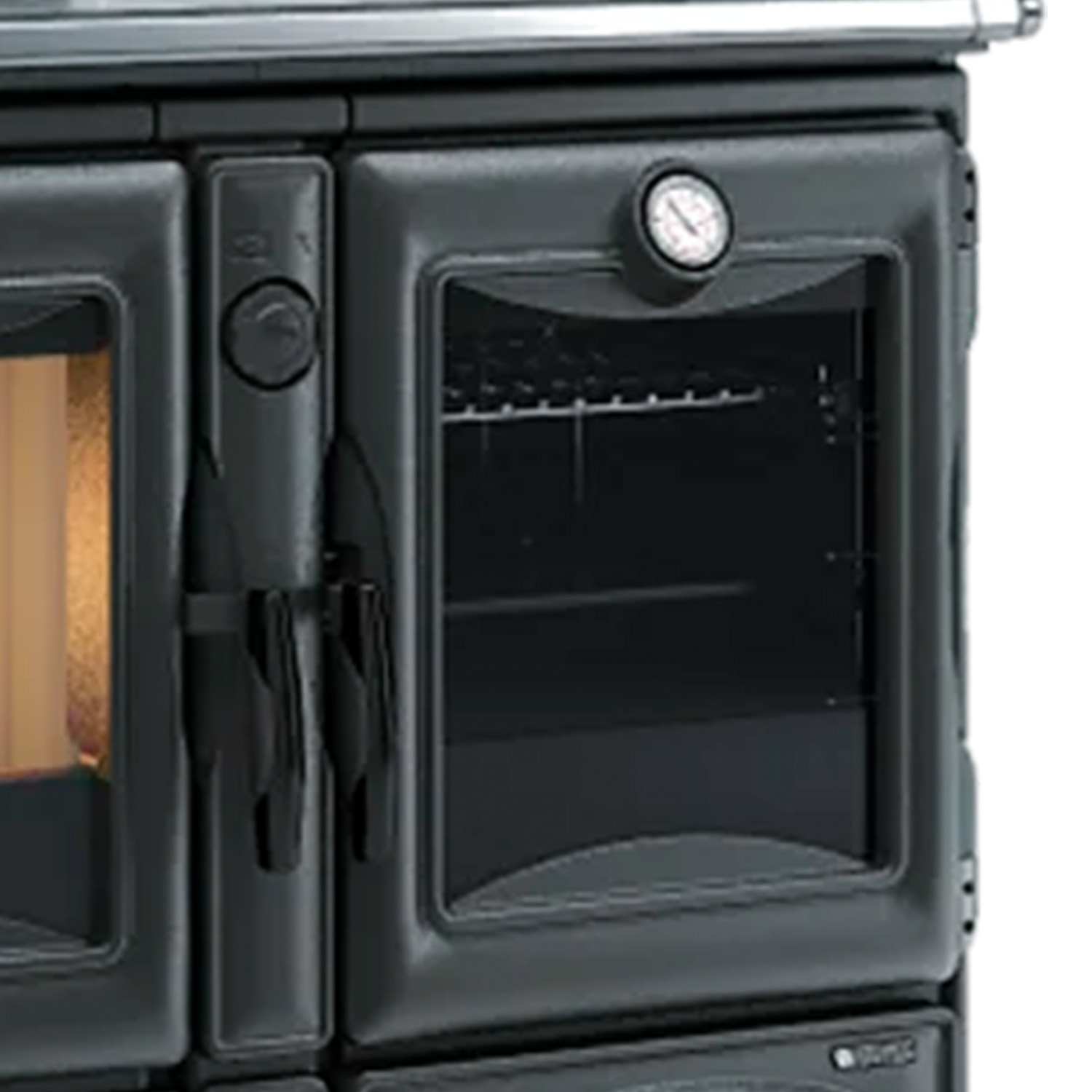 La Nordica Prestige Line Alaska 16 cuisinière à bois noir vitré