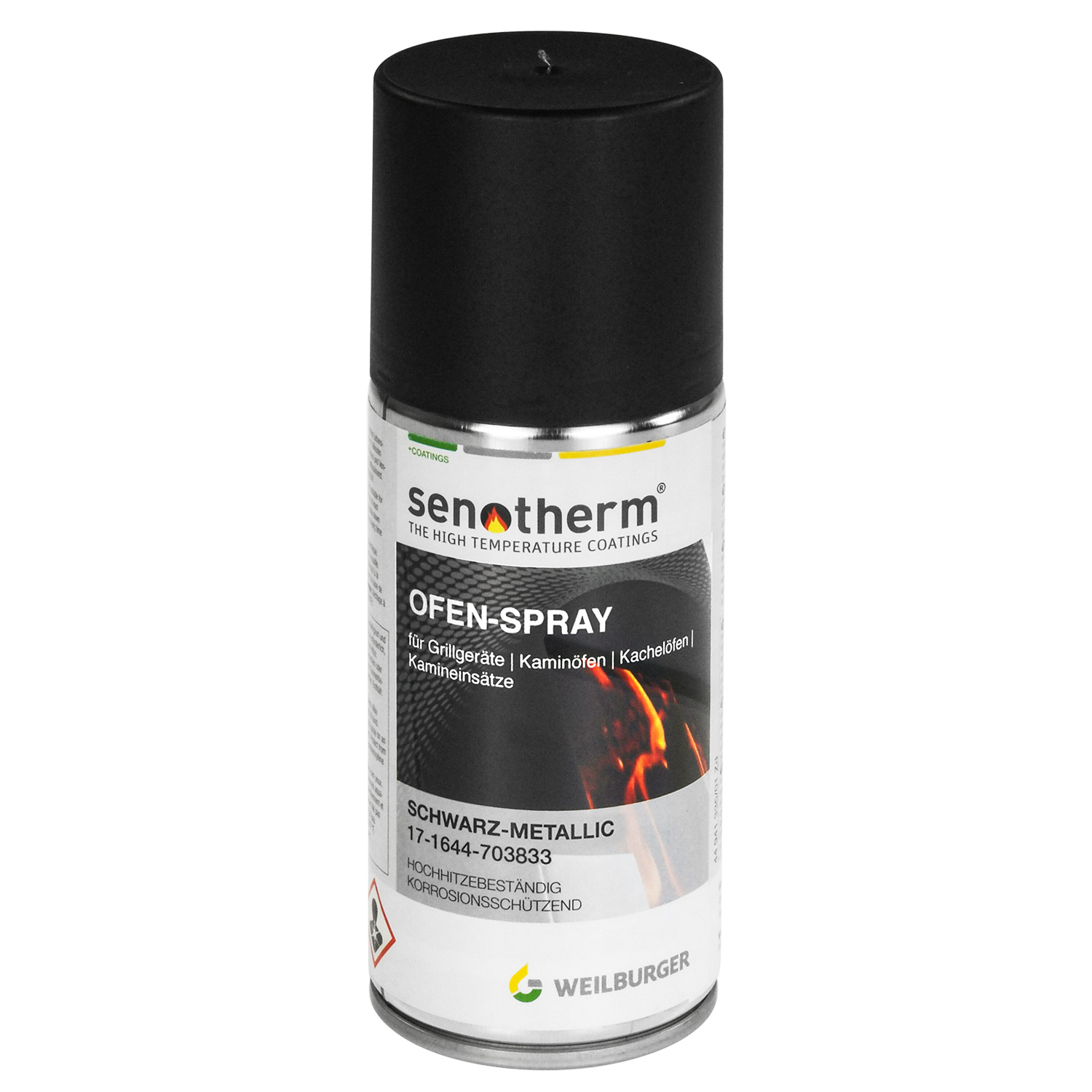 raik Spray pour four Aérosol 150 ml Senotherm Noir Métallisé raik Spray pour four Aérosol 150 ml Senotherm Noir Métallisé