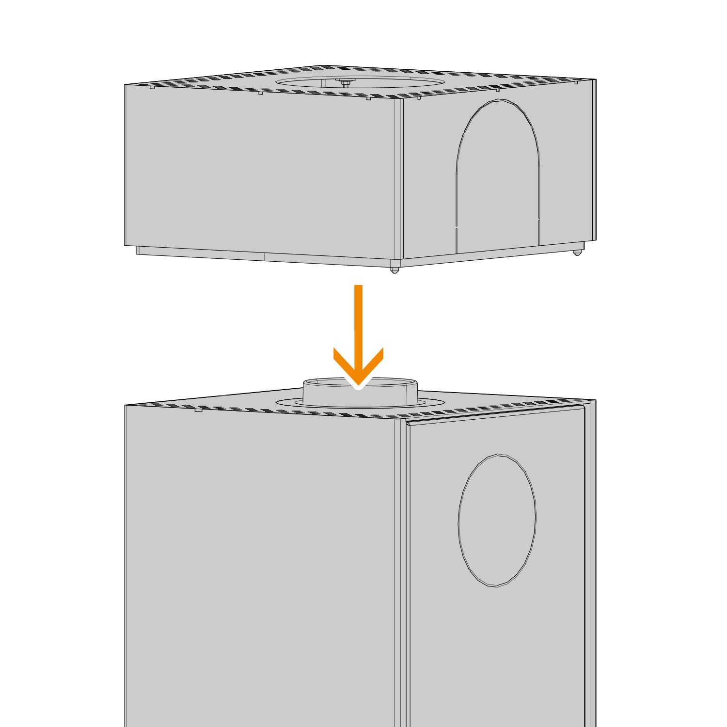 Austroflamm Slim 2.0 / 3.0 boîte d'extension