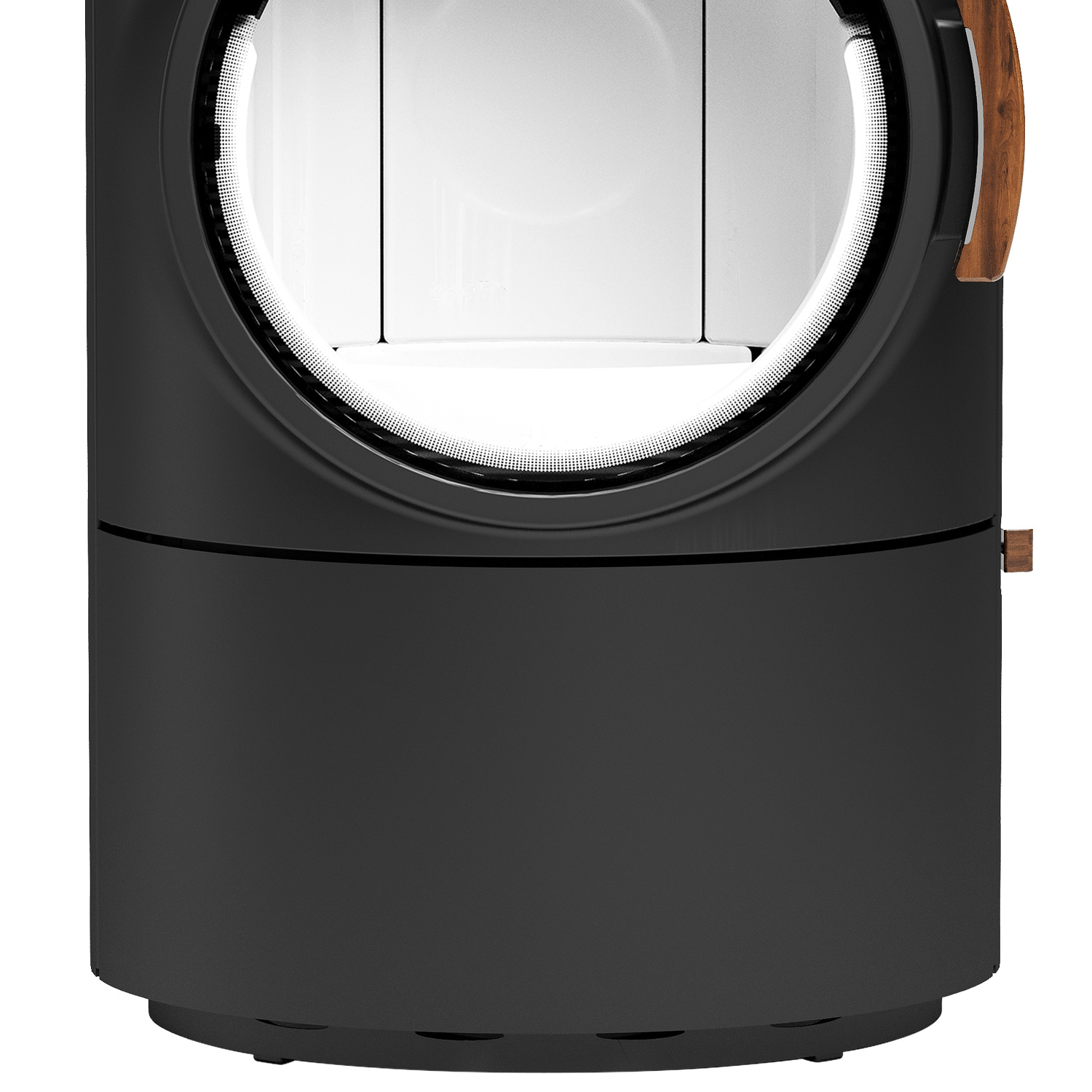 Austroflamm Clou compact Cook poêle à bois en acier gris fonte, sortie arrière