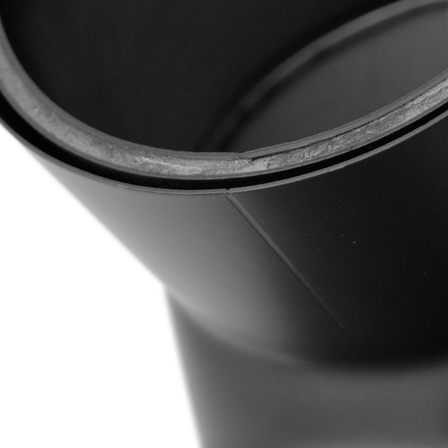 Raik Izoker coude de tuyau de fumée 150mm noir double paroi 90° sans porte pour tuyau de fumée / conduit de fumée