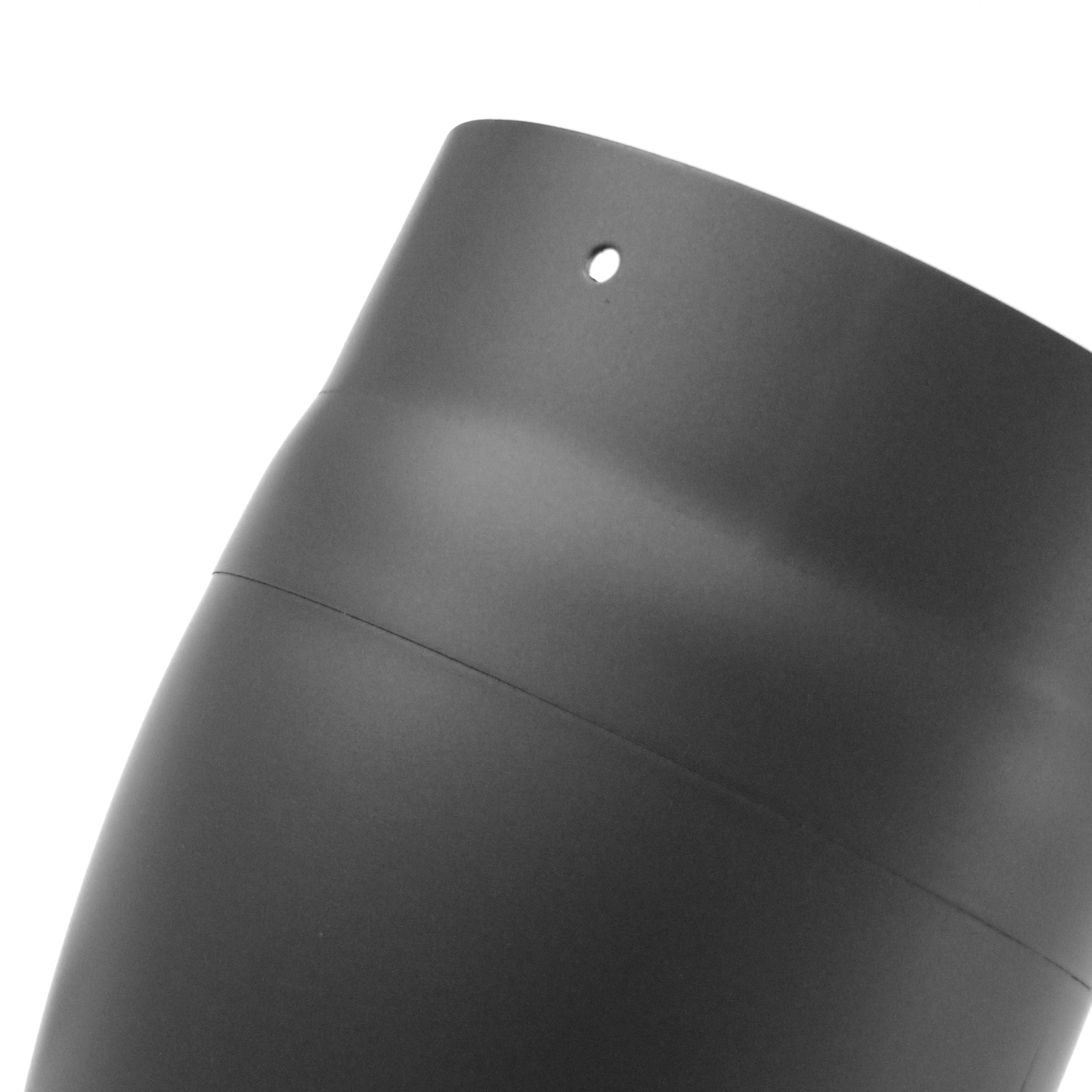 Coude de conduit de fumée Raik / Tuyau de poêle 150 mm - 45° tiré gris fonte