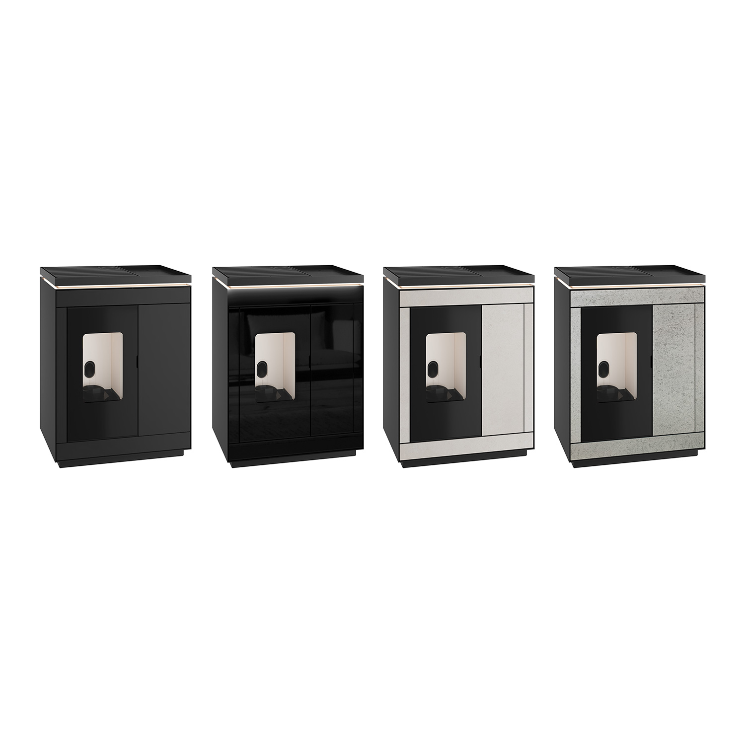 Olsberg Epana Poêle à granulés Céramique Blanche