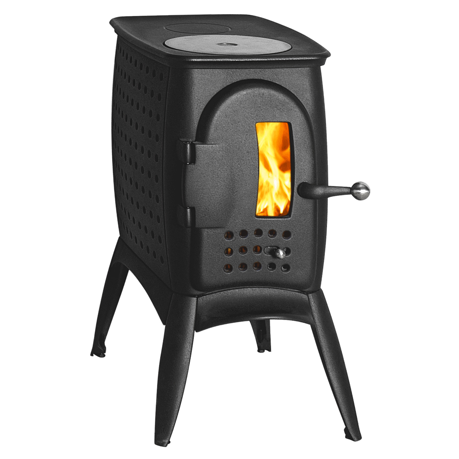Poêle à bois Austroflamm G1 en fonte anthracite
