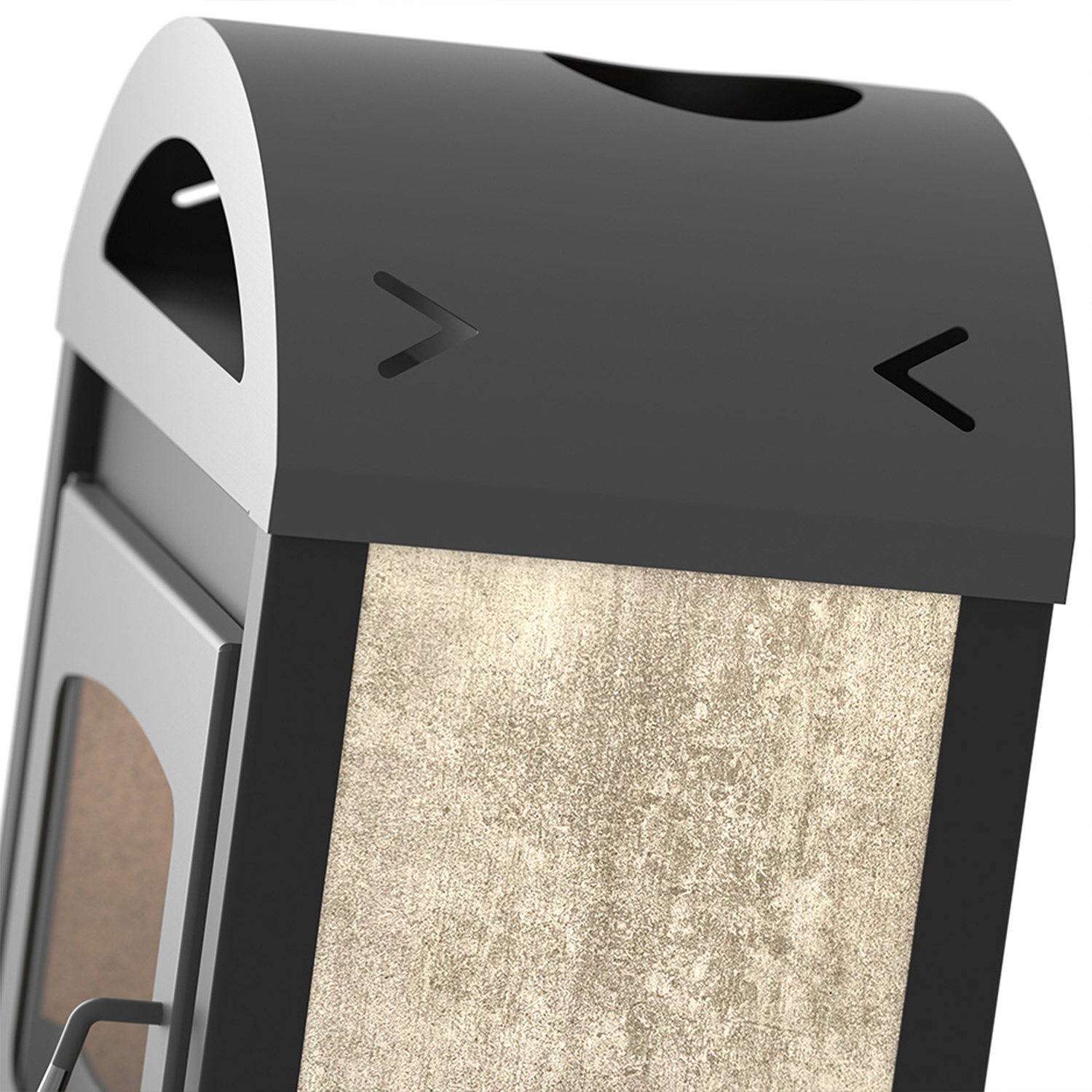 Poêle à bois HS Flamingo MELAND Chêne Blanc