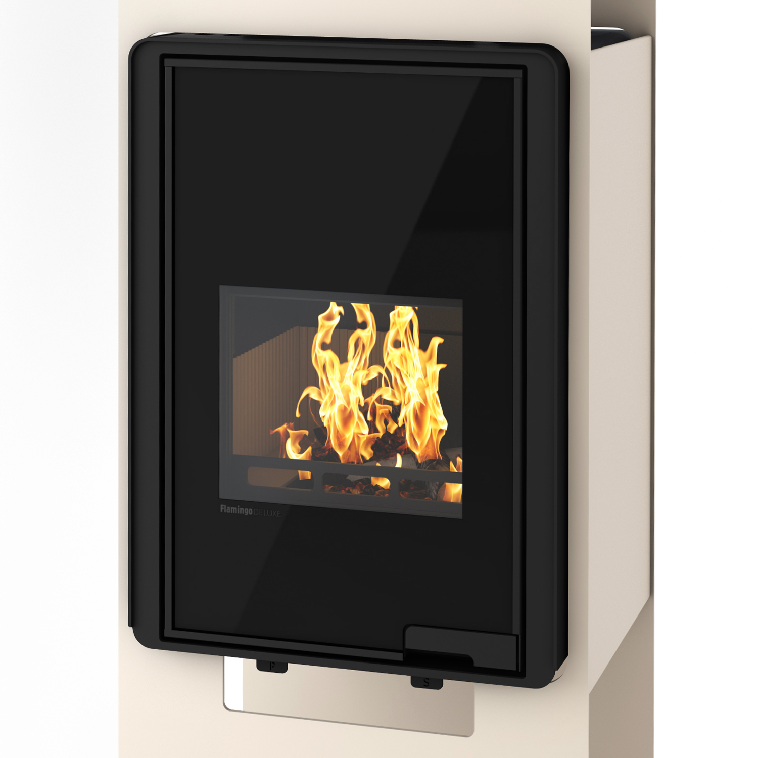 HS Flamingo Deluxe Singa Poêle à bois Crème