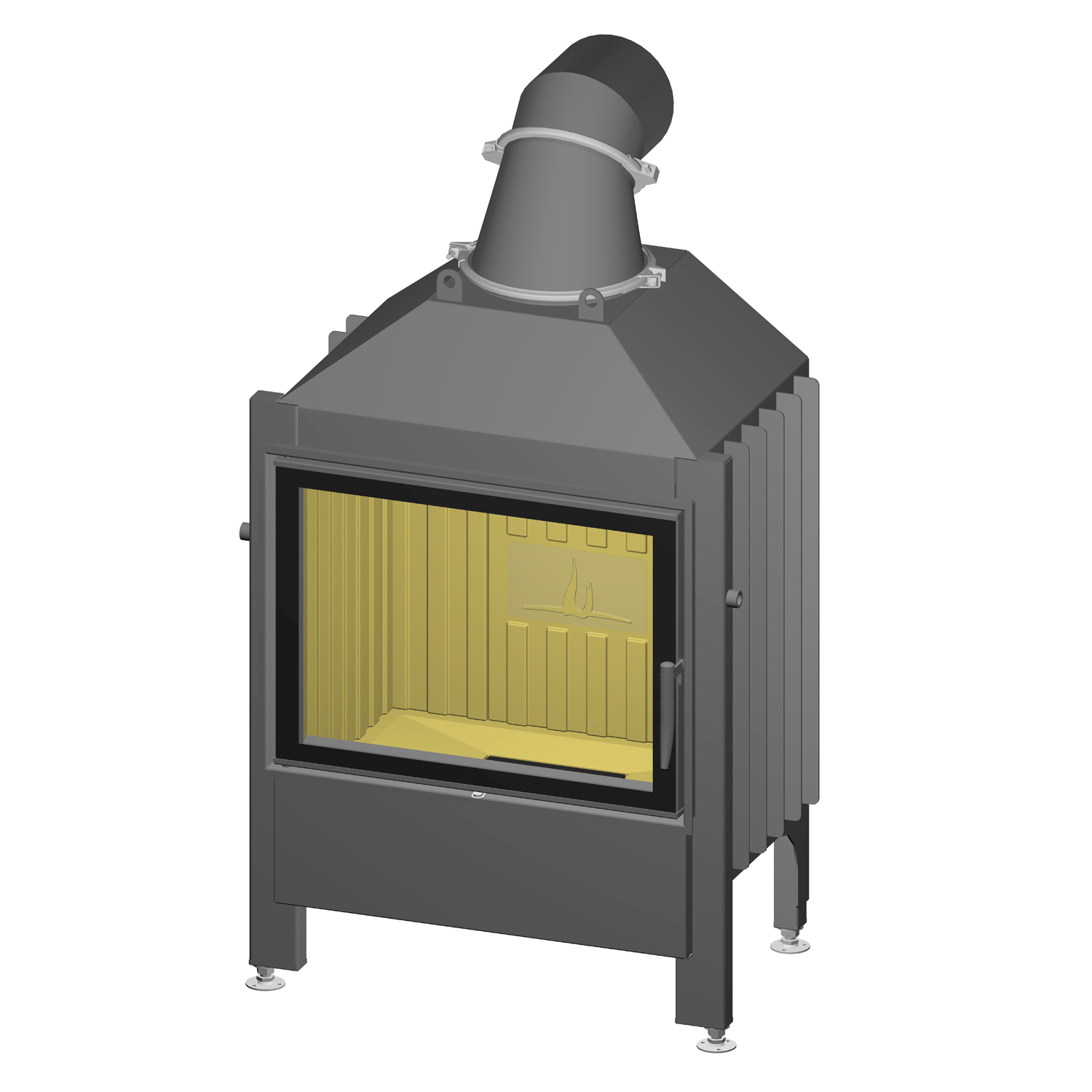 Spartherm Varia 1V-4S RLU insert de cheminée 51 cm à gauche Spartherm Varia 1V-4S RLU insert de cheminée 51 cm à gauche