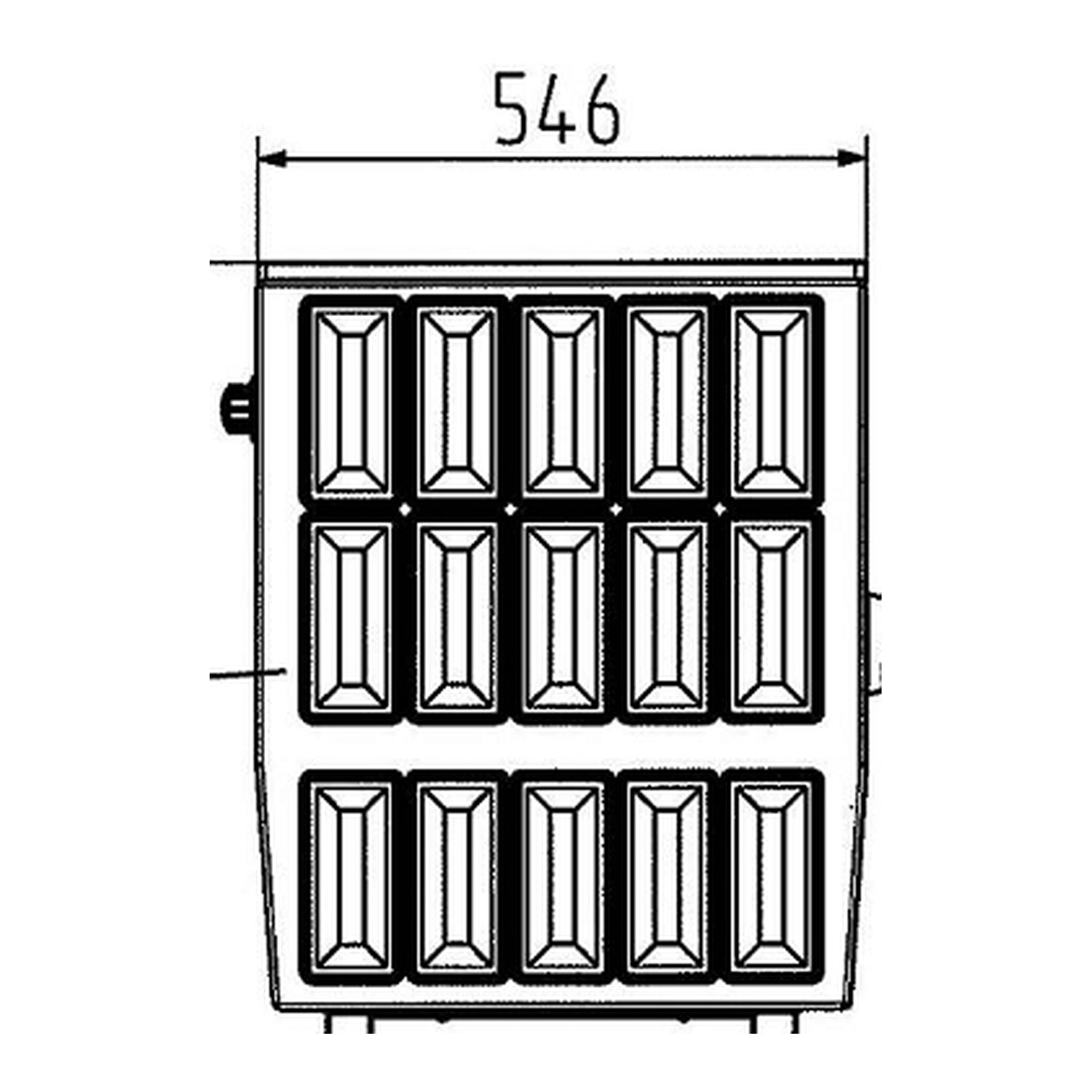 Wamsler poêle à bois à feu continu KS 109-6 A