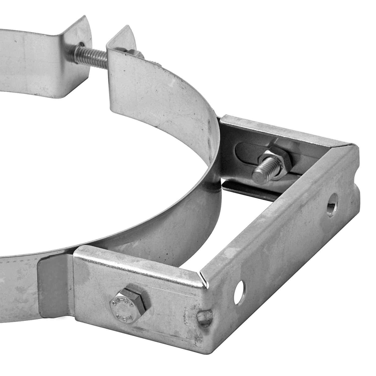 Opsinox support mural pour cheminée en acier inoxydable 200mm MB