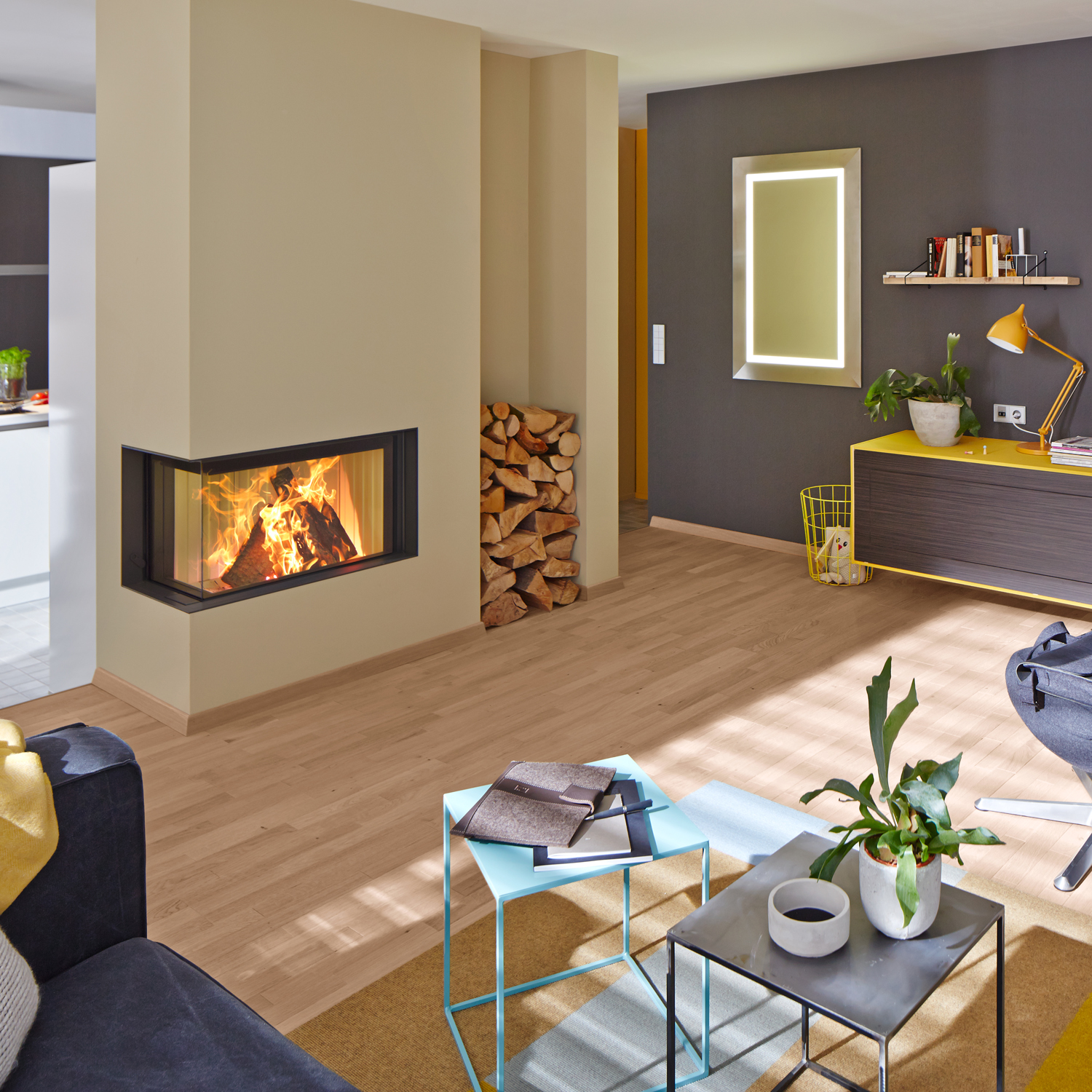 Spartherm Premium Varia-2L-80h Insert de cheminée d'angle RRA Ø 250 mm