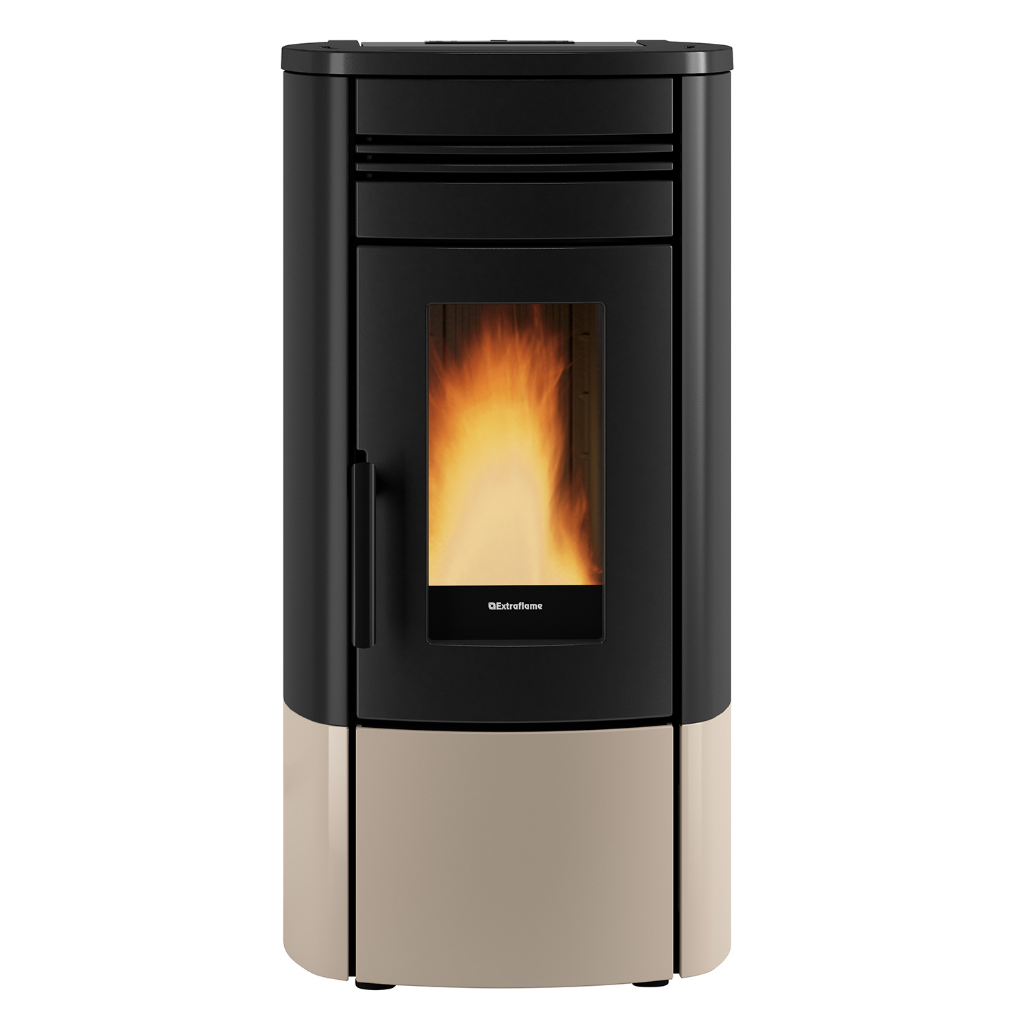 Extraflame Evolution Line Noris Plus poêle à granulés acier gris tourterelle
