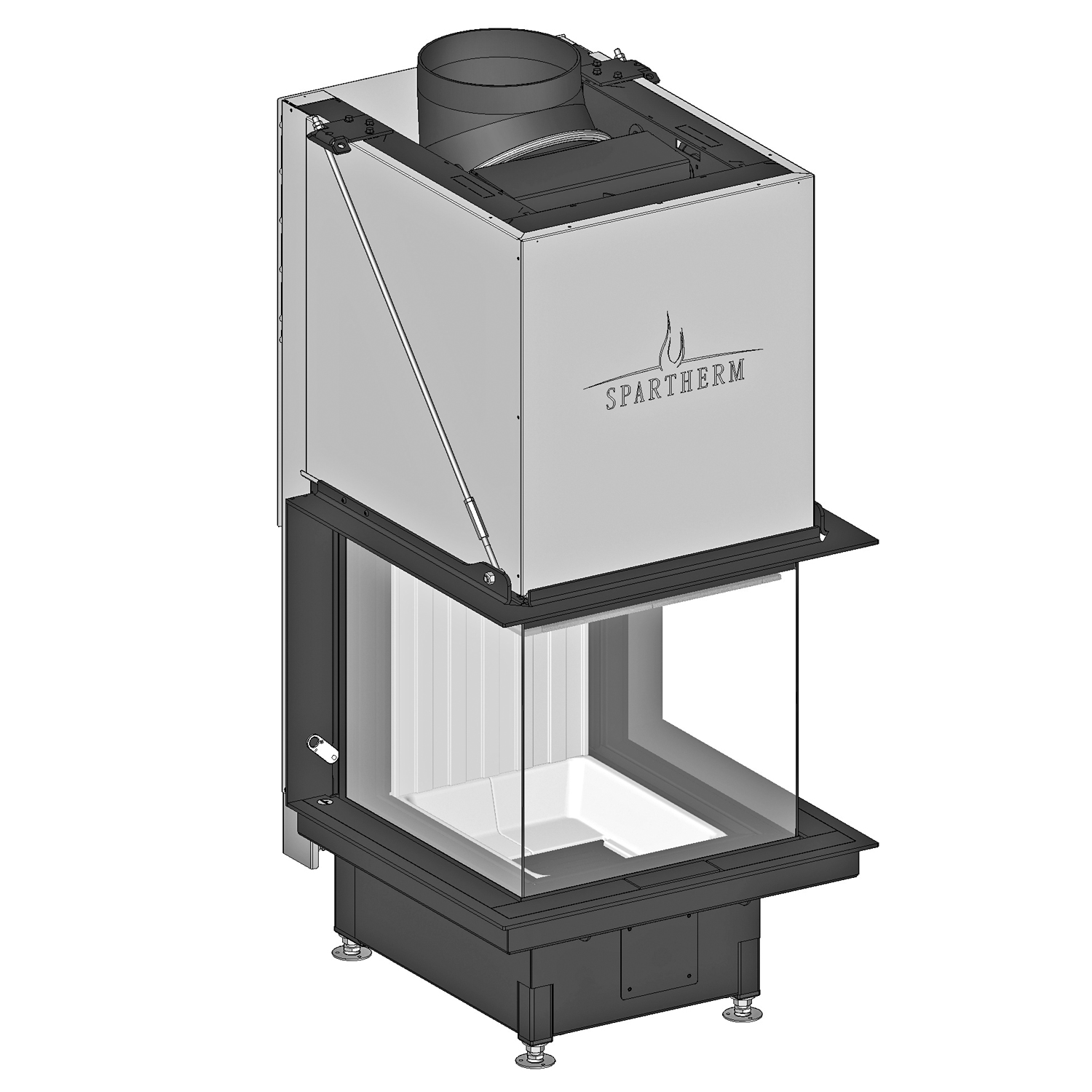 Spartherm Premium A-U-50h Insert de cheminée RRA Ø 200 mm Spartherm Premium A-U-50h Insert de cheminée RRA Ø 200 mm