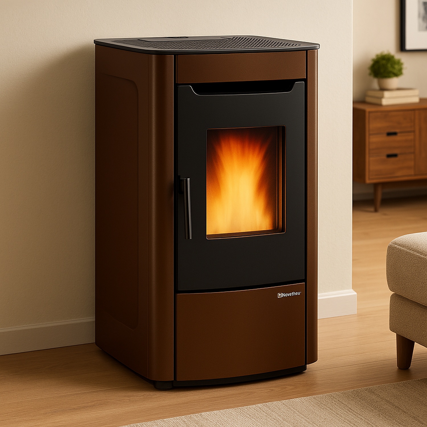 Extraflame SABRY 5.0 EVO - Bronze poêle à granulés PRESTIGE