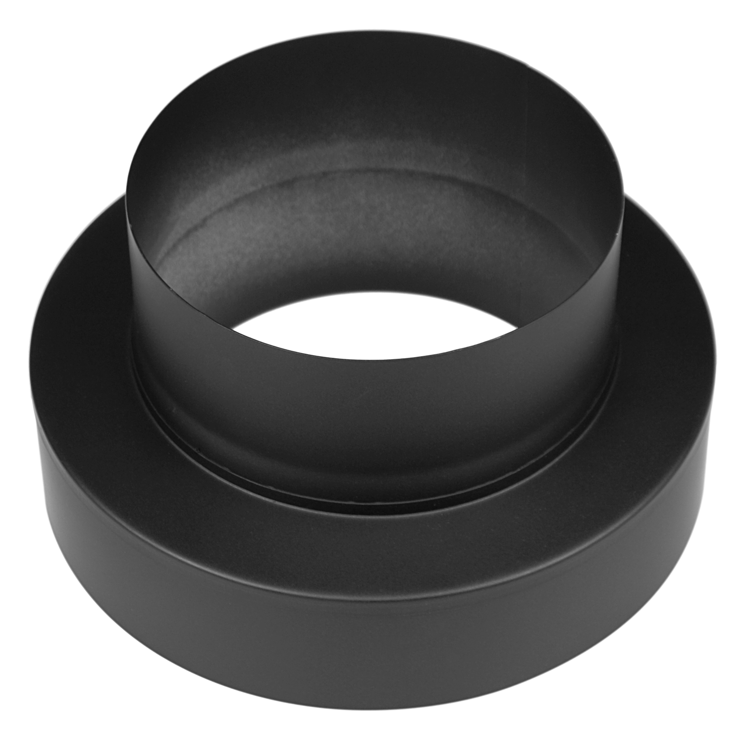 Raik Coltherm Transition 150mm noir double paroi de DW à EW pour tuyau de fumée / conduit de fumée