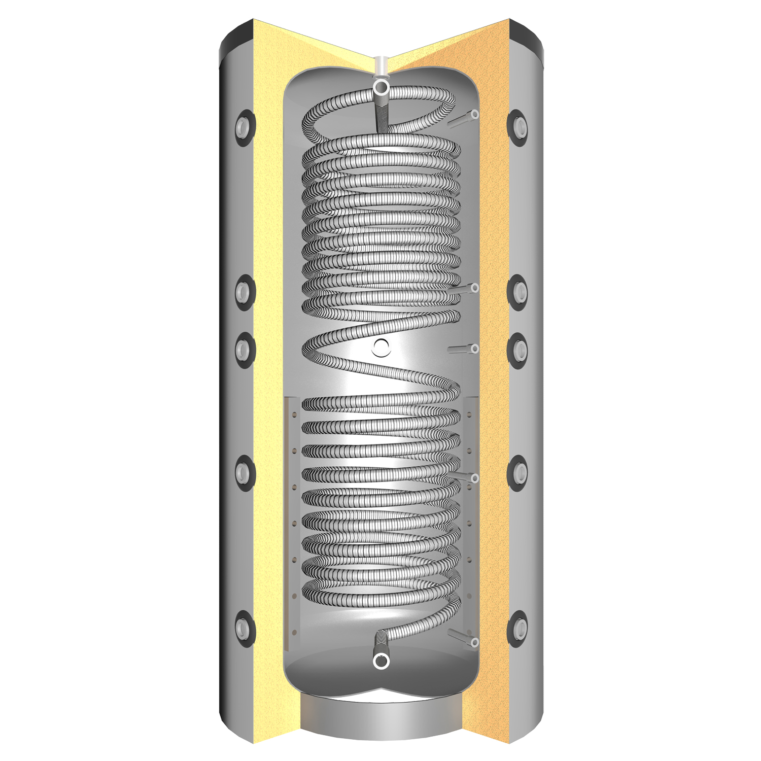 Edilkamin Aquatondo 29 Flat PLUS CS Insert de cheminée à eau Ensemble complet Réservoir d'hygiène SH 900