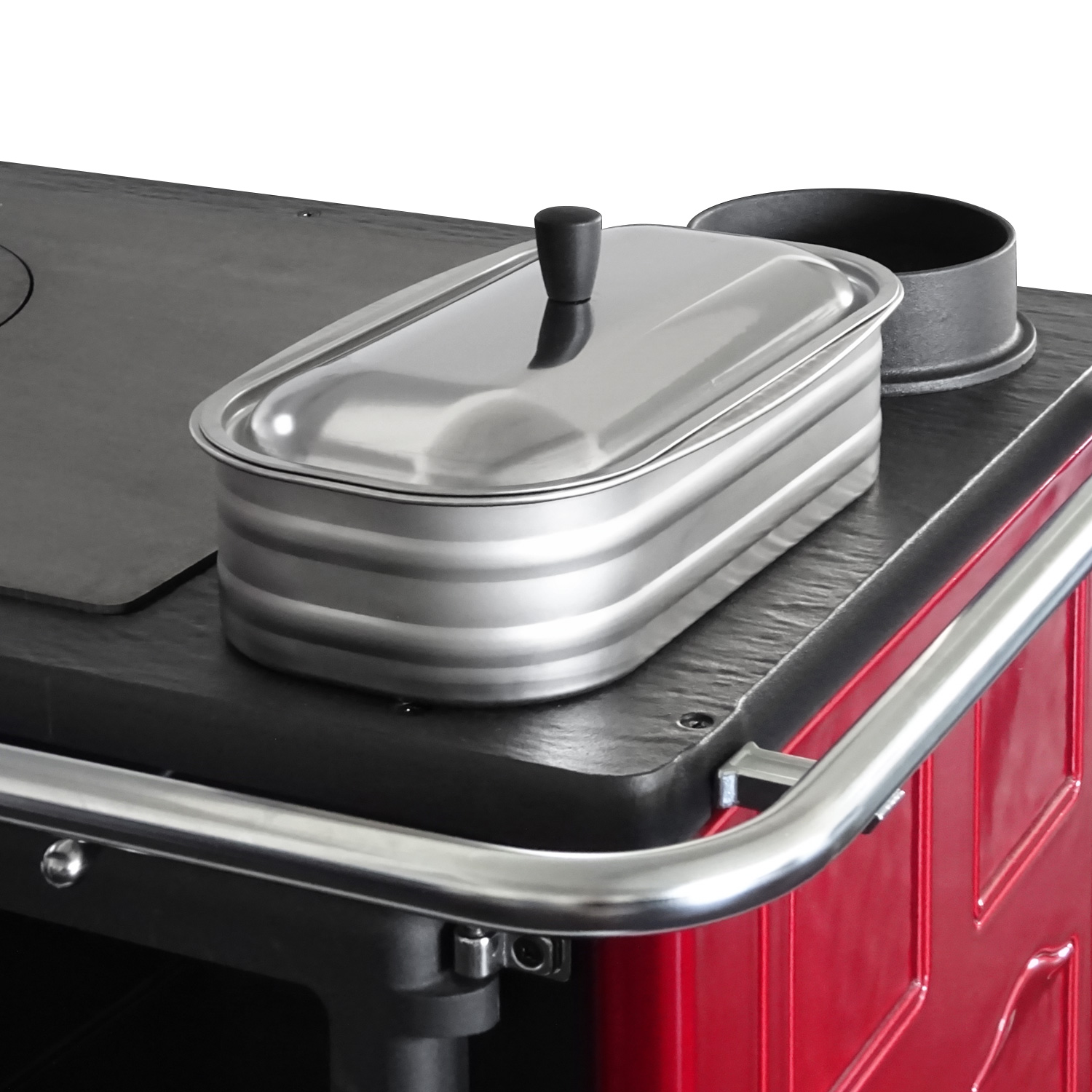 La Nordica cuisinière à bois avec réservoir d'eau Inox 3,5