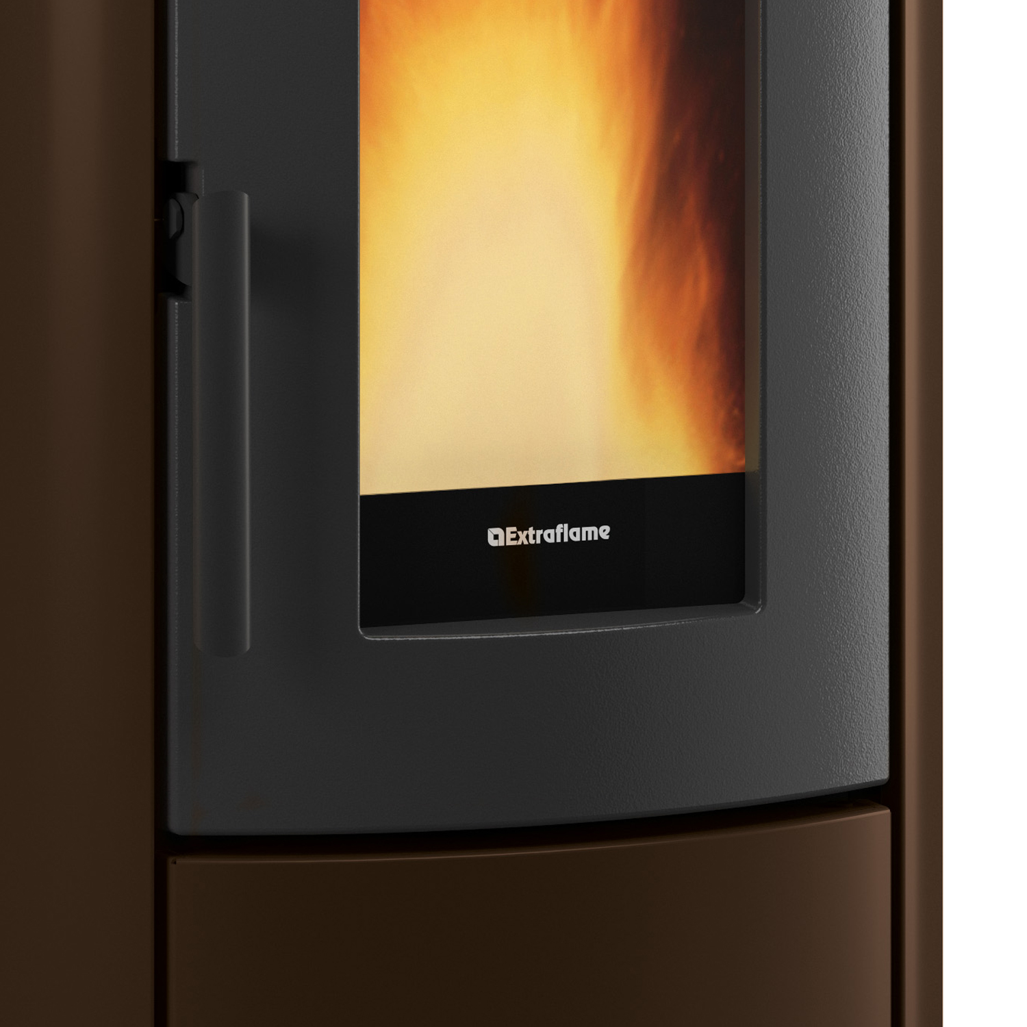Extraflame Evolution Line Guenda Idro poêle à granulés bouilleur acier bronze