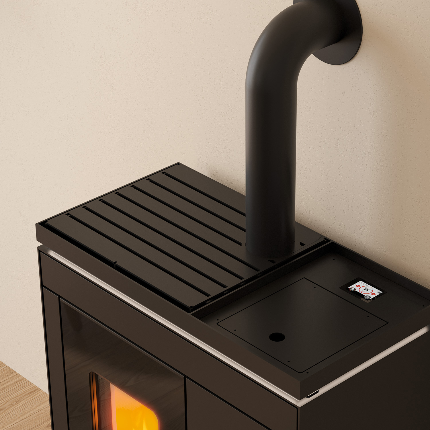 Olsberg Epana Poêle à granulés Acier Noir