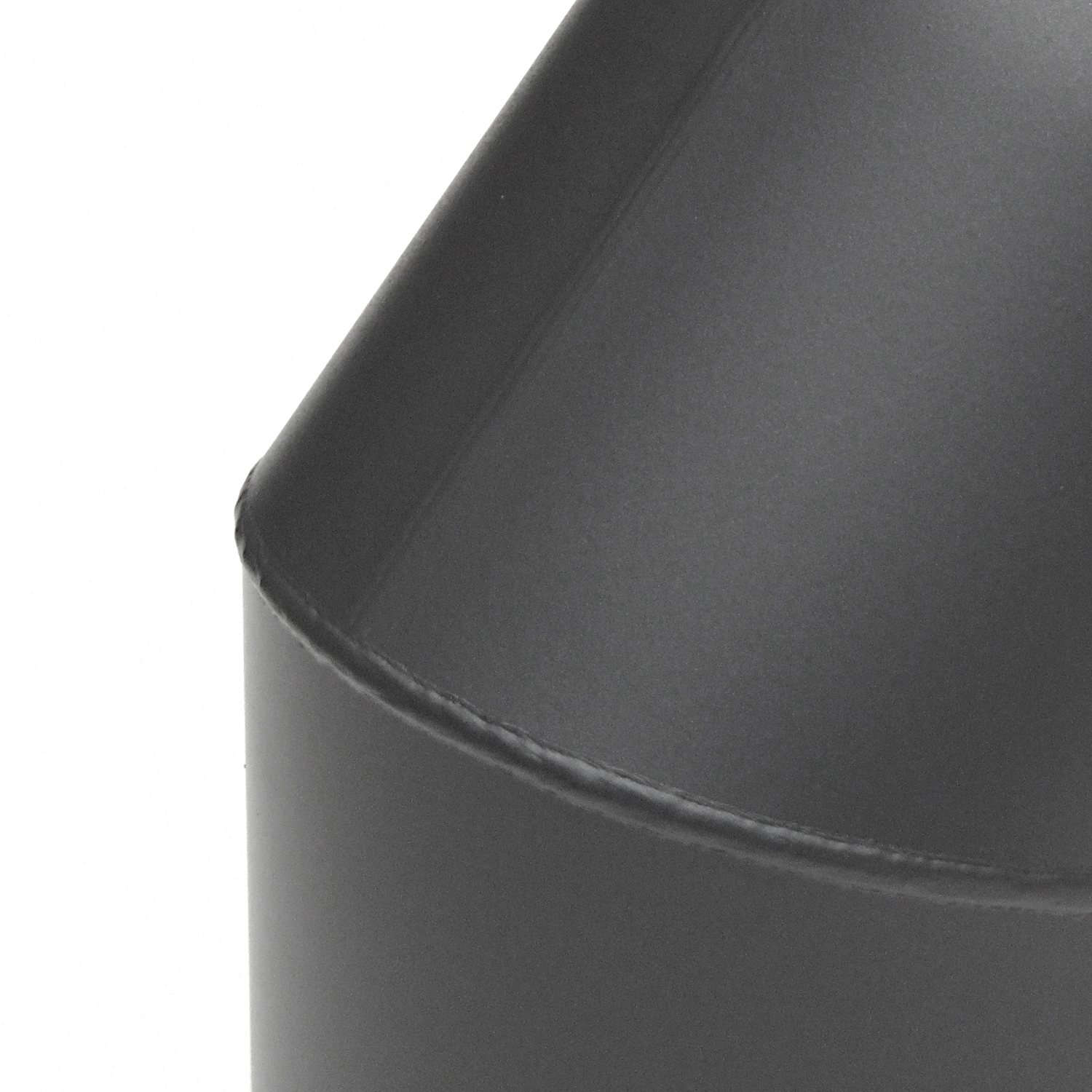 Coude de conduit de fumée / Tuyau de poêle 160mm - 45° gris fonte