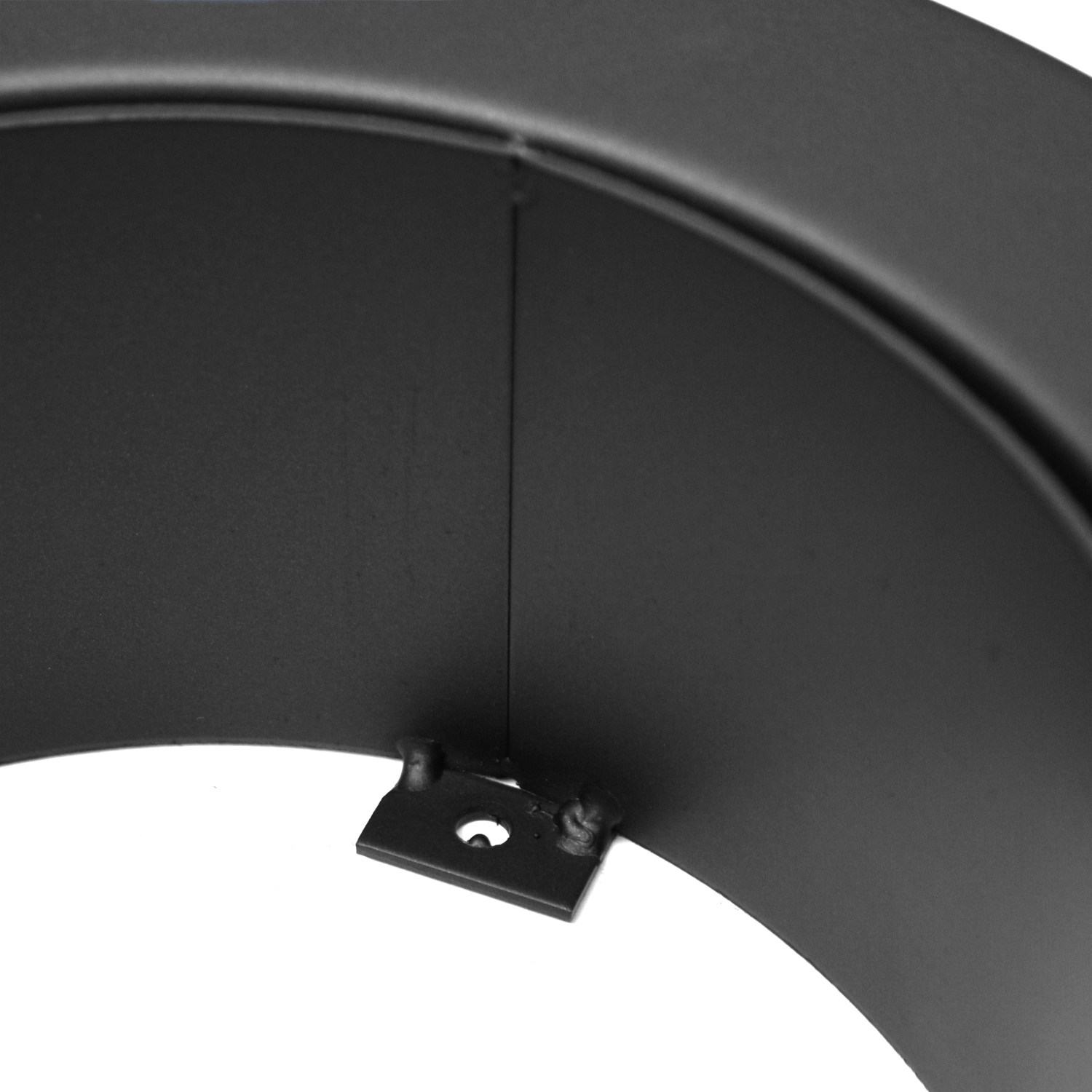 Raik Izoker Doublure murale double paroi 150mm noire double paroi avec rosette murale pour tuyau de fumée / conduit de fumée