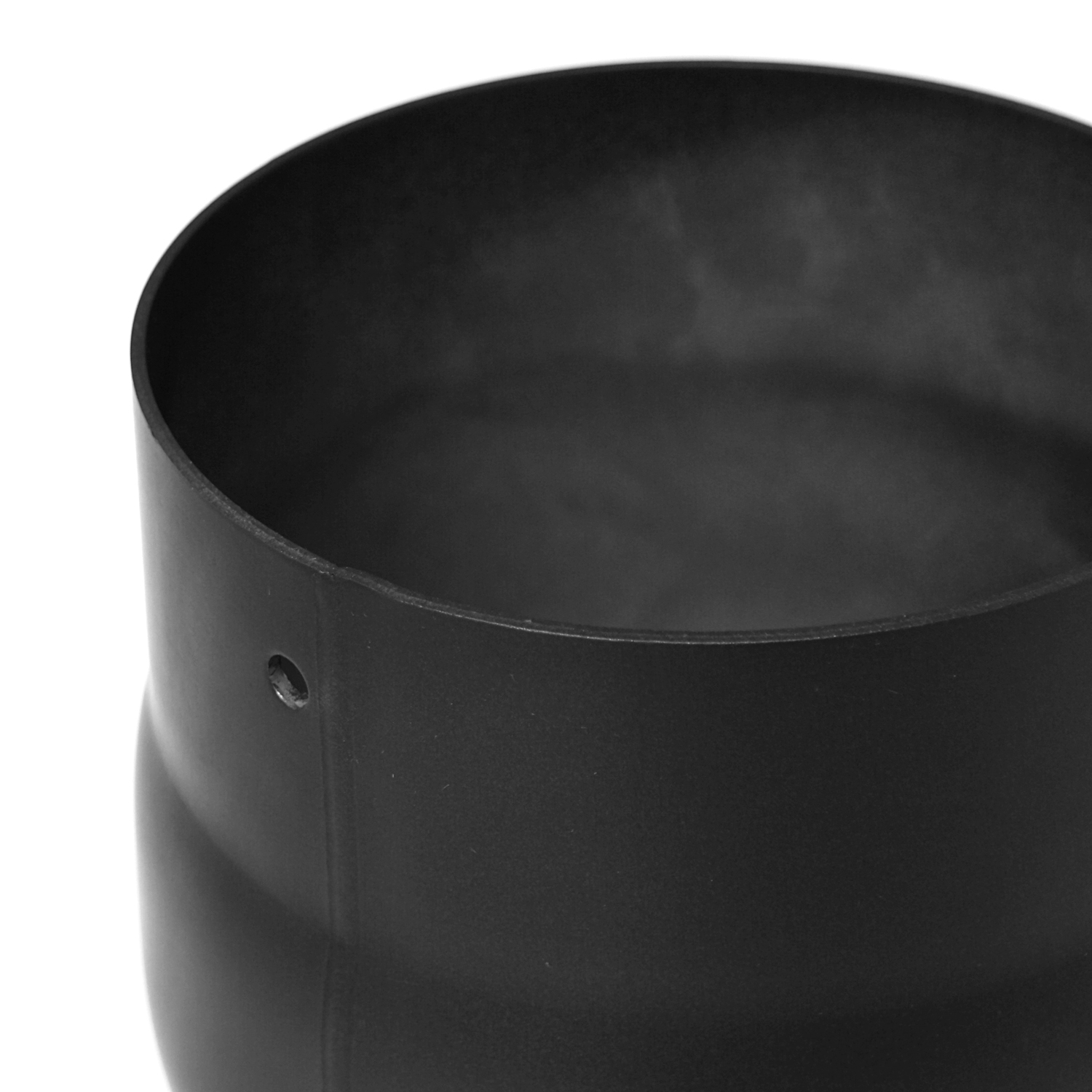 Raik Basic adaptateur 130mm noir pour tuyau de fumée / conduit de fumée