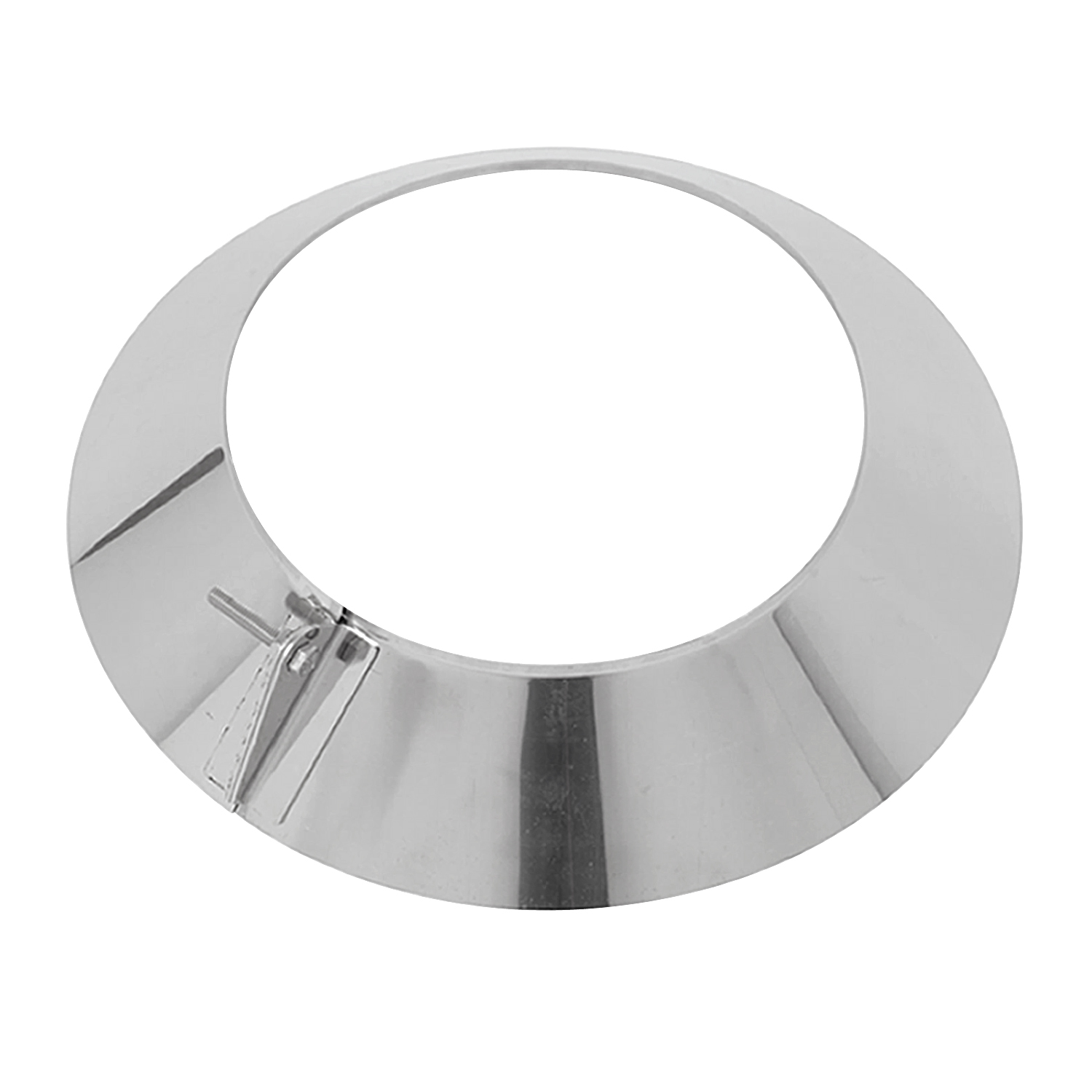 Opsinox conduit de cheminée en acier inoxydable 150mm collerette anti-pluie/rosace murale RST