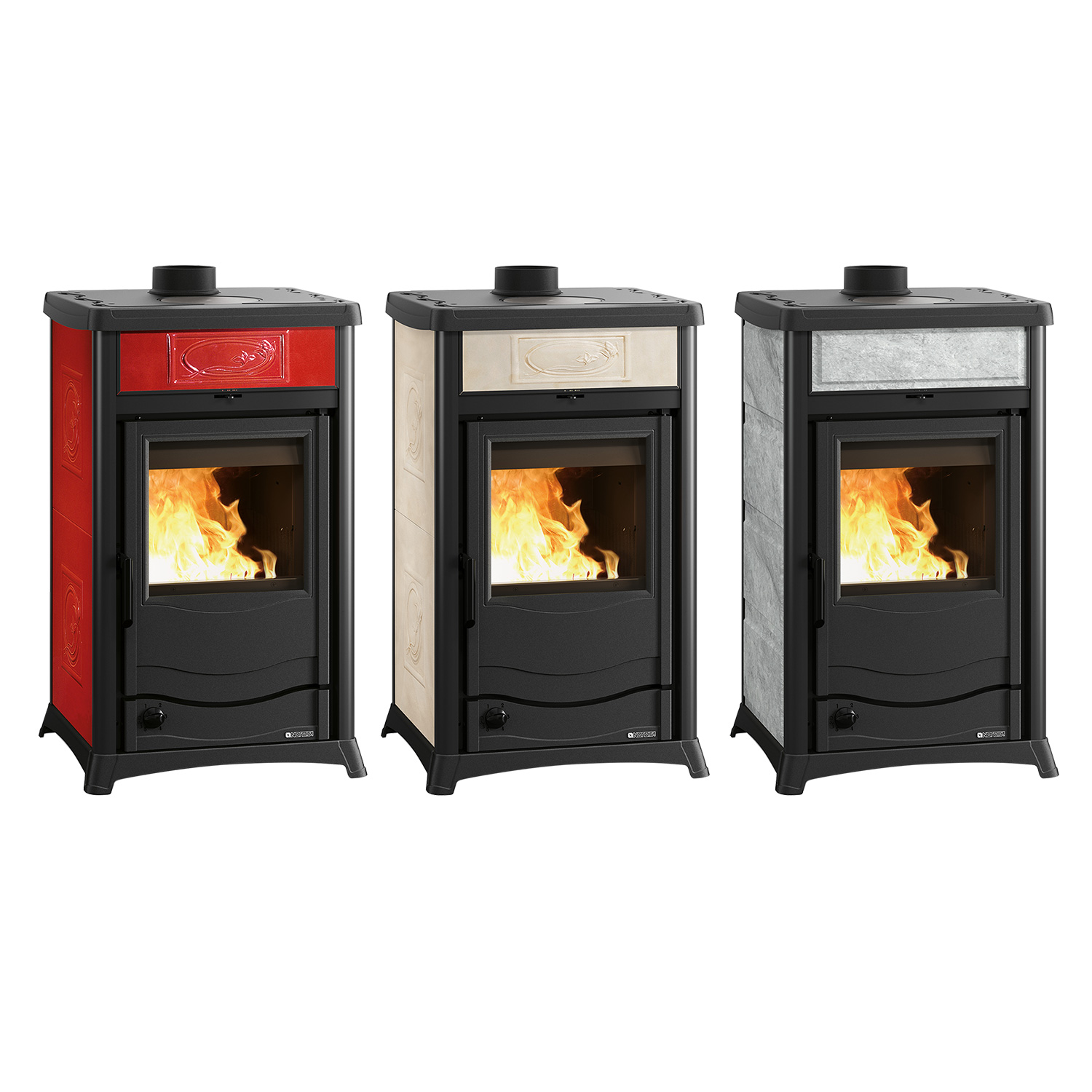 La Nordica Termorossella Plus EVO DSA 4.0 Poêle à bois hydro pierre ollaire