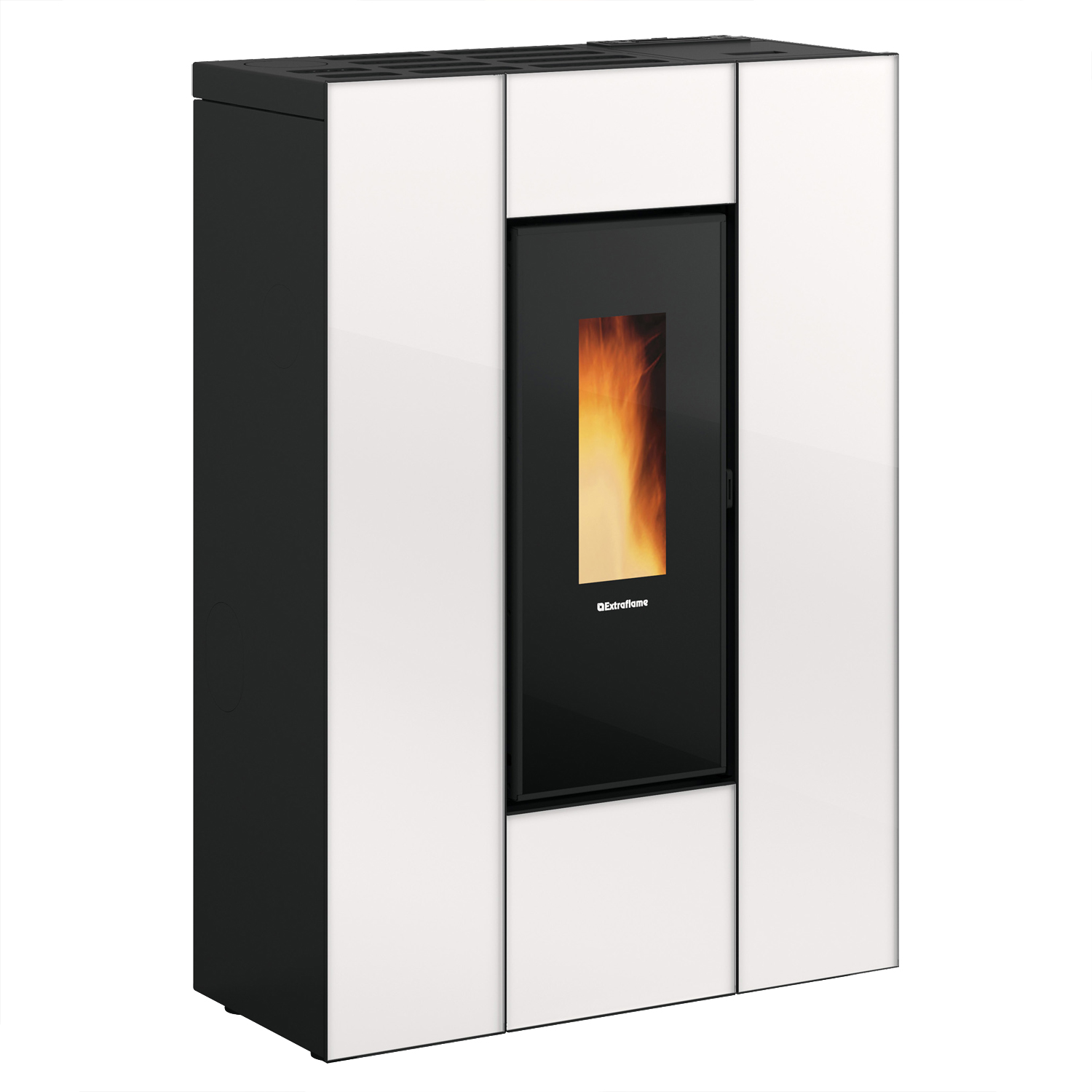 Extraflame Marilena Plus AD Crystal Poêle à granulés Blanc