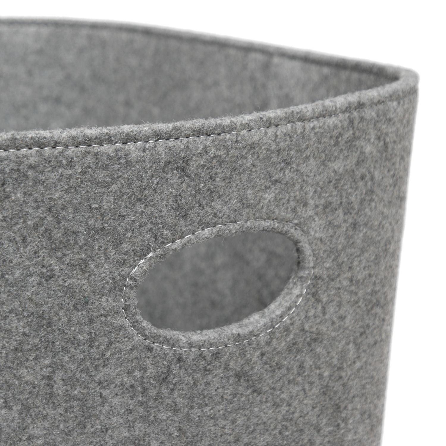 Raik panier en feutre, gris clair, grand