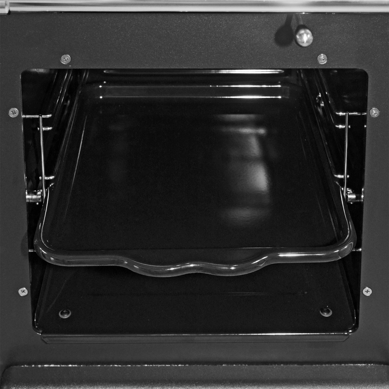 La Nordica Rosa 16 cuisinière à bois acier anthracite-noir