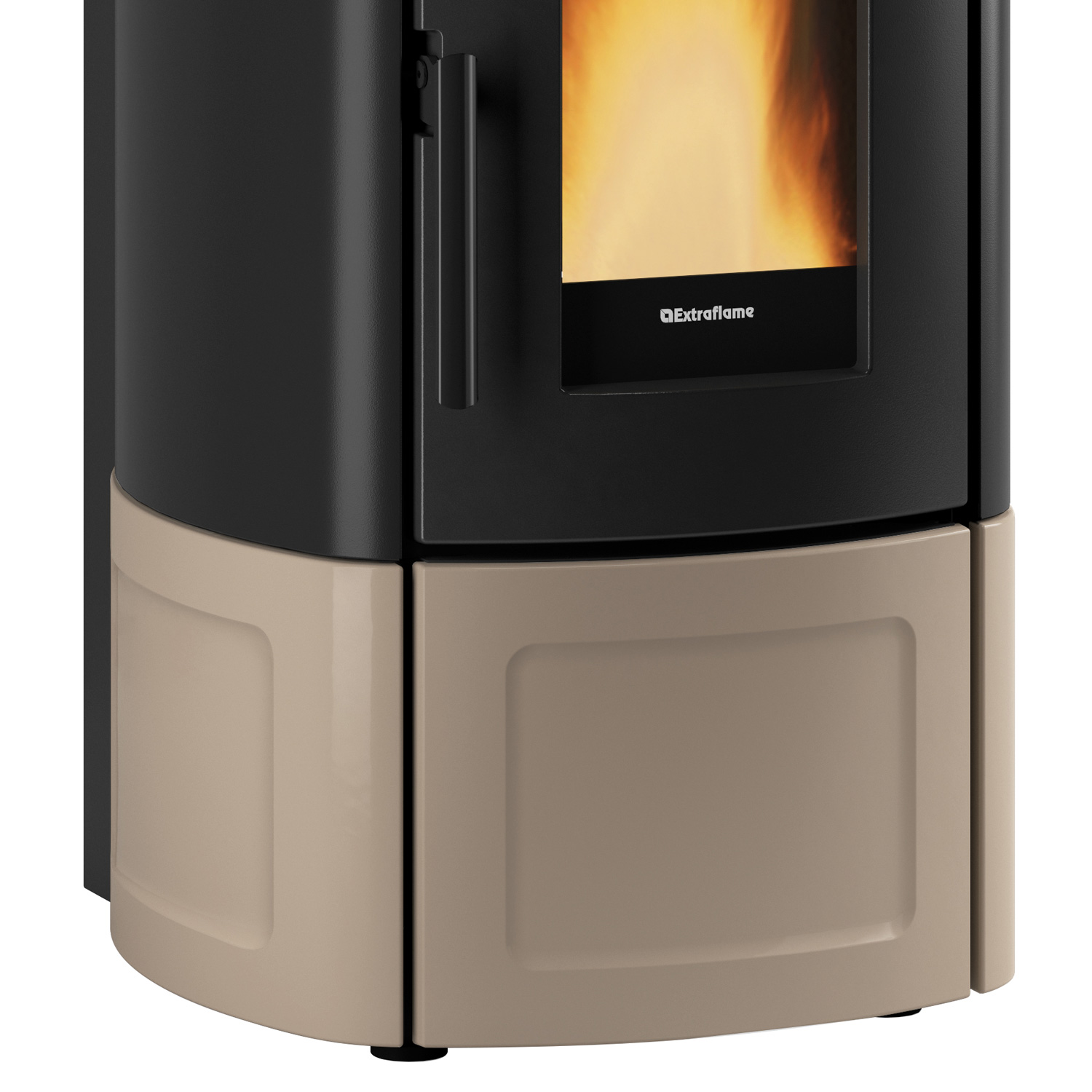 Extraflame Evolution Line Noris Lux poêle à granulés acier Majolique Tortora