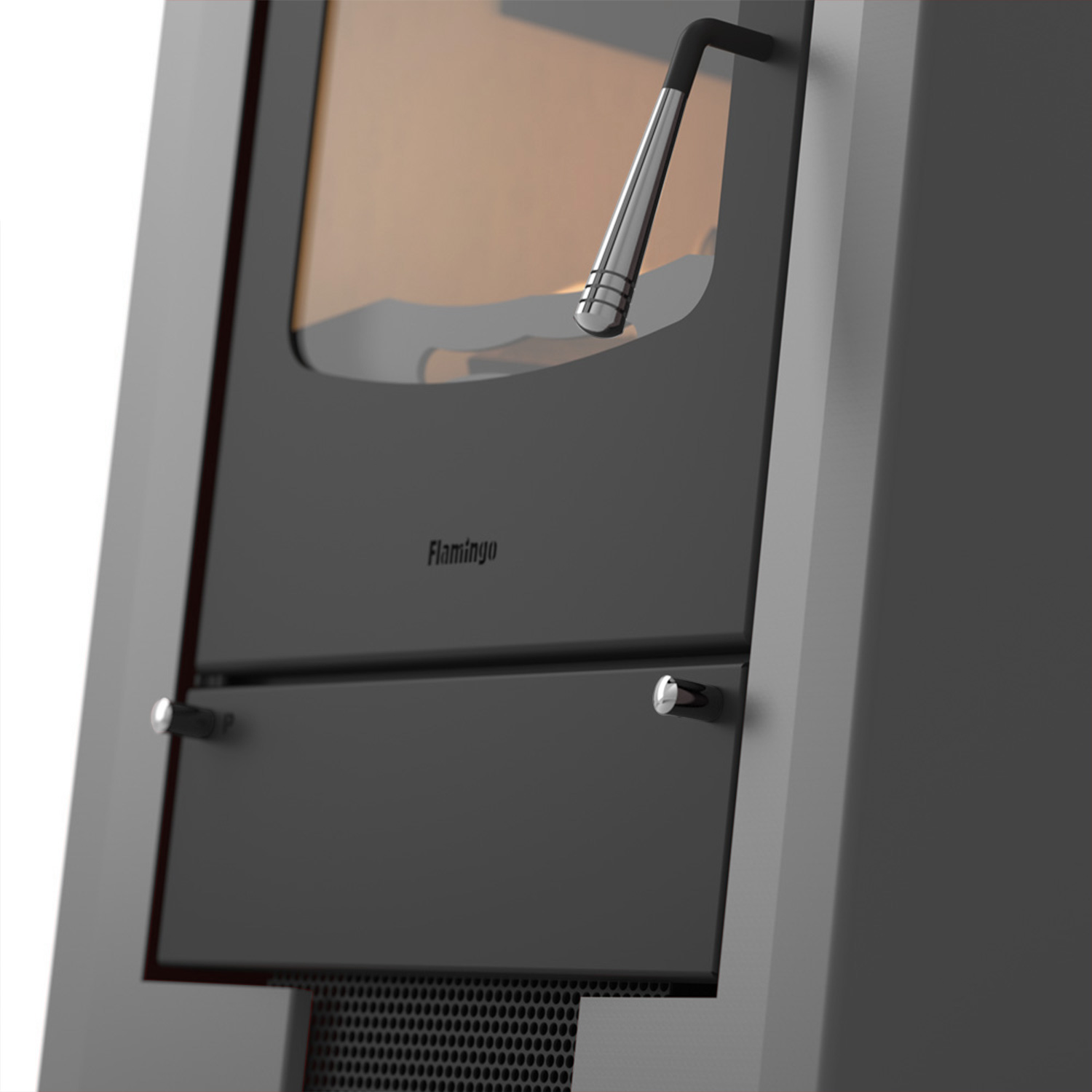 Poêle à bois HS Flamingo ESPO 1 Gris Poêle à bois HS Flamingo ESPO 1 Gris