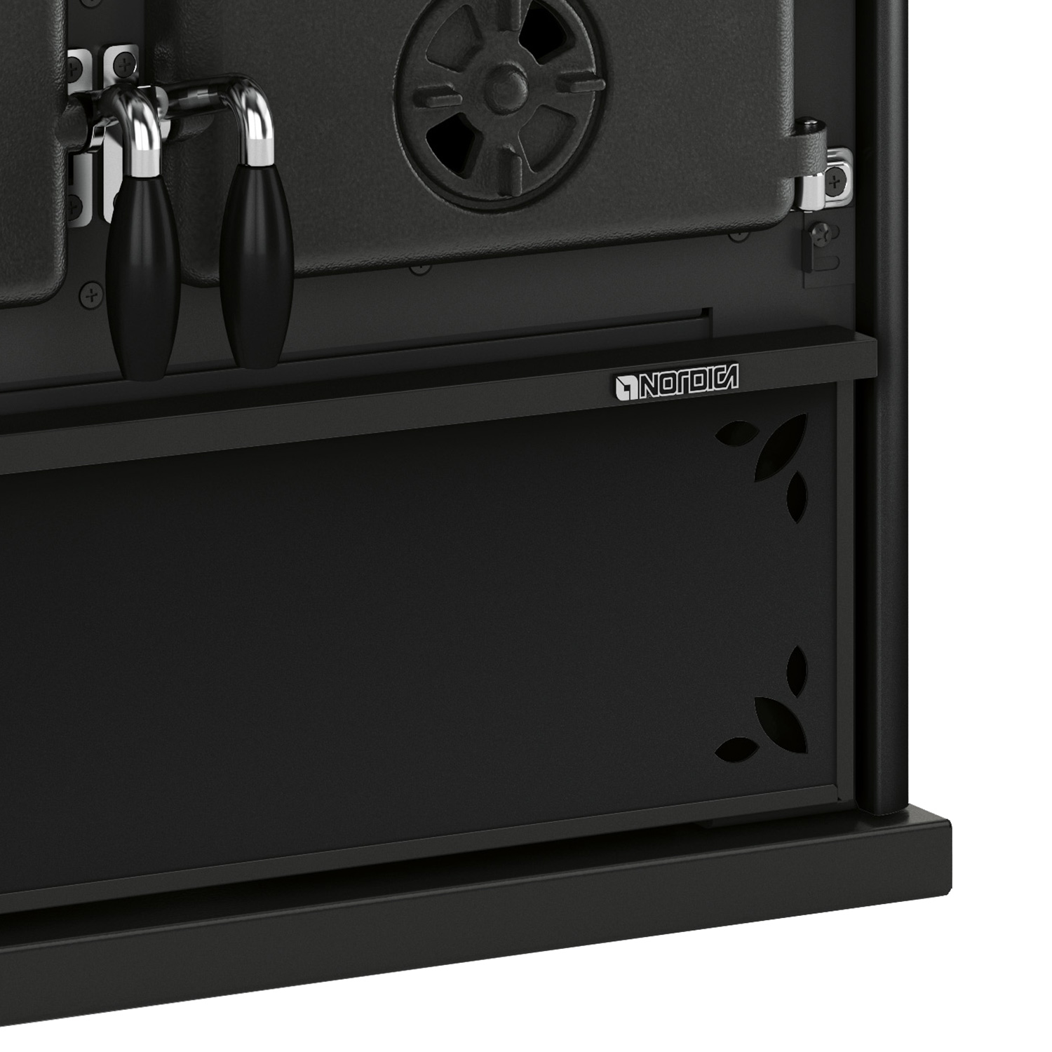 La Nordica Rosetta Sinistra 5.0 Poêle de cuisine en acier Noir-Anthracite
