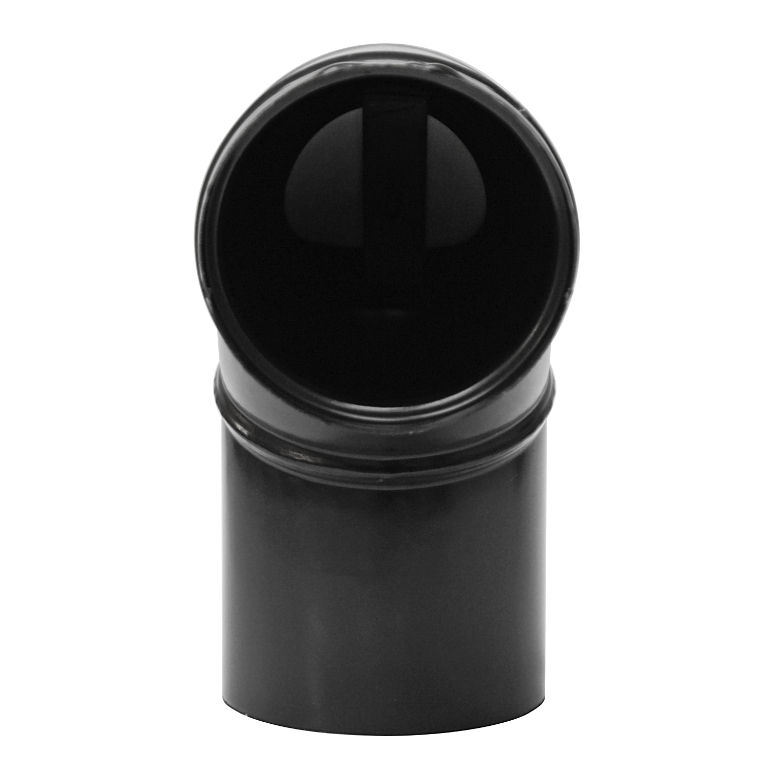 Raik conduit de poêle / tuyau de poêle 100 mm - coude à 90° en trois parties avec ouverture de nettoyage.
