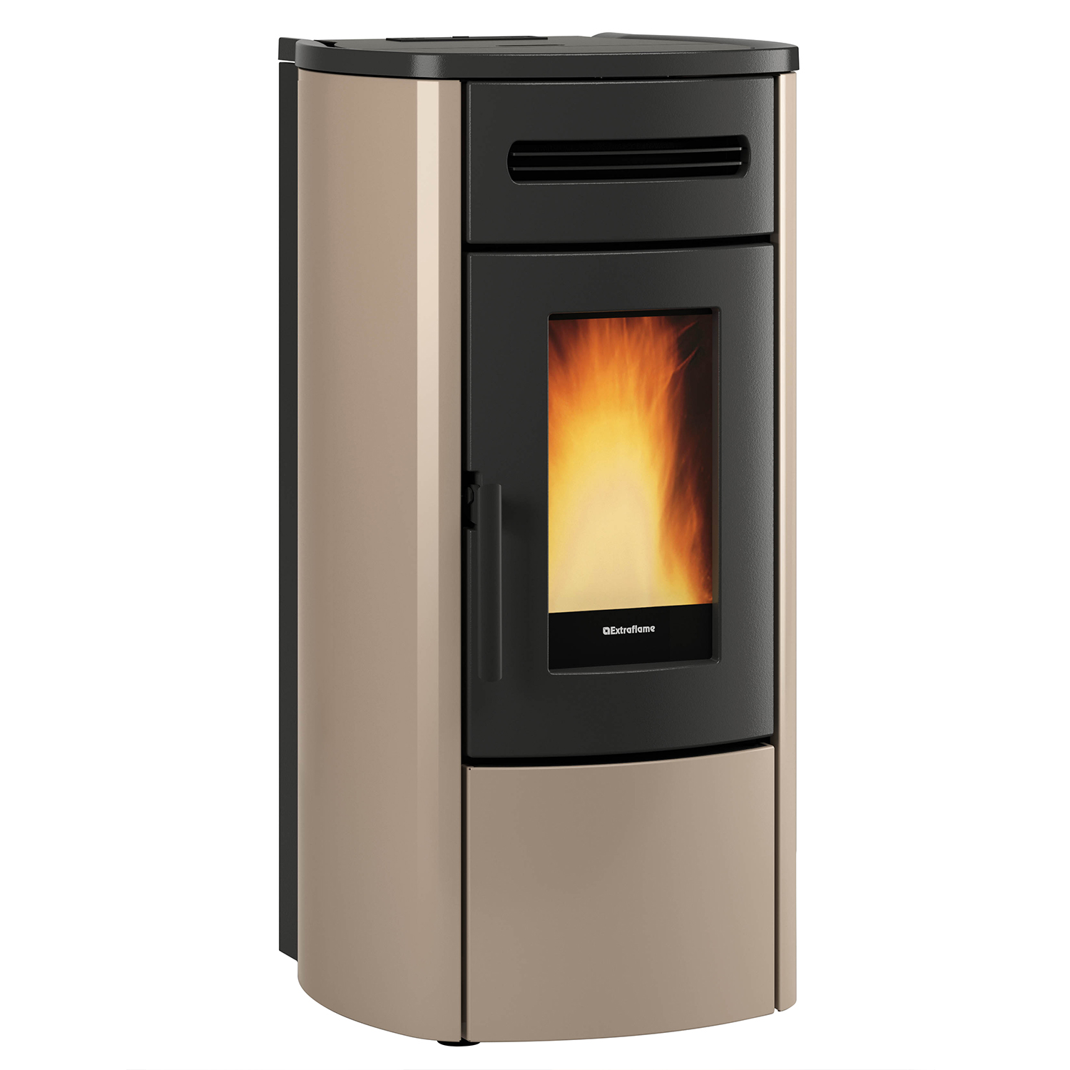 Extraflame Evolution Line Guenda Idro poêle à granulés bouilleur acier Tortora