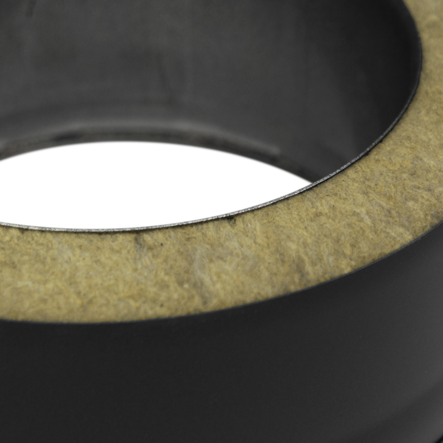 Raik Coltherm Adaptateur double paroi 150mm transition de EW à DW noir pour tuyau de fumée / conduit de fumée