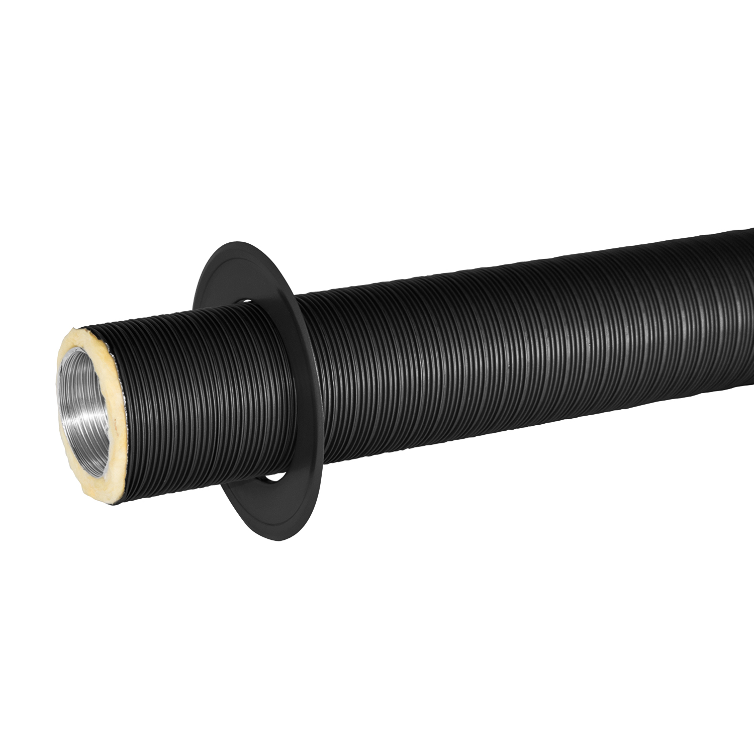 Rosace pour Therm Flex noir Ø 100 mm pour raccord d'air extérieur