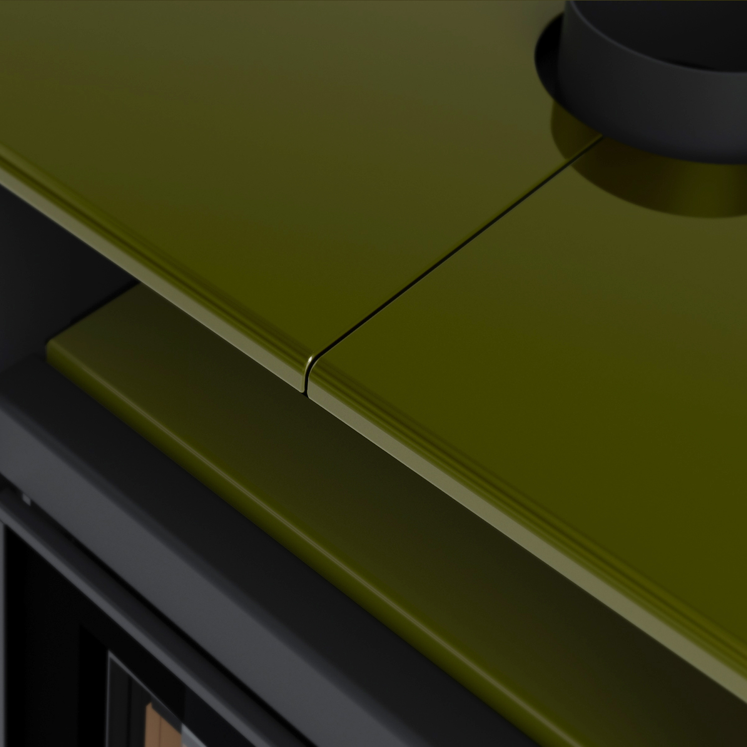 Aquaflam Vario Peru Manuel Poêle à bois hydraulique Vert 11/5 kW