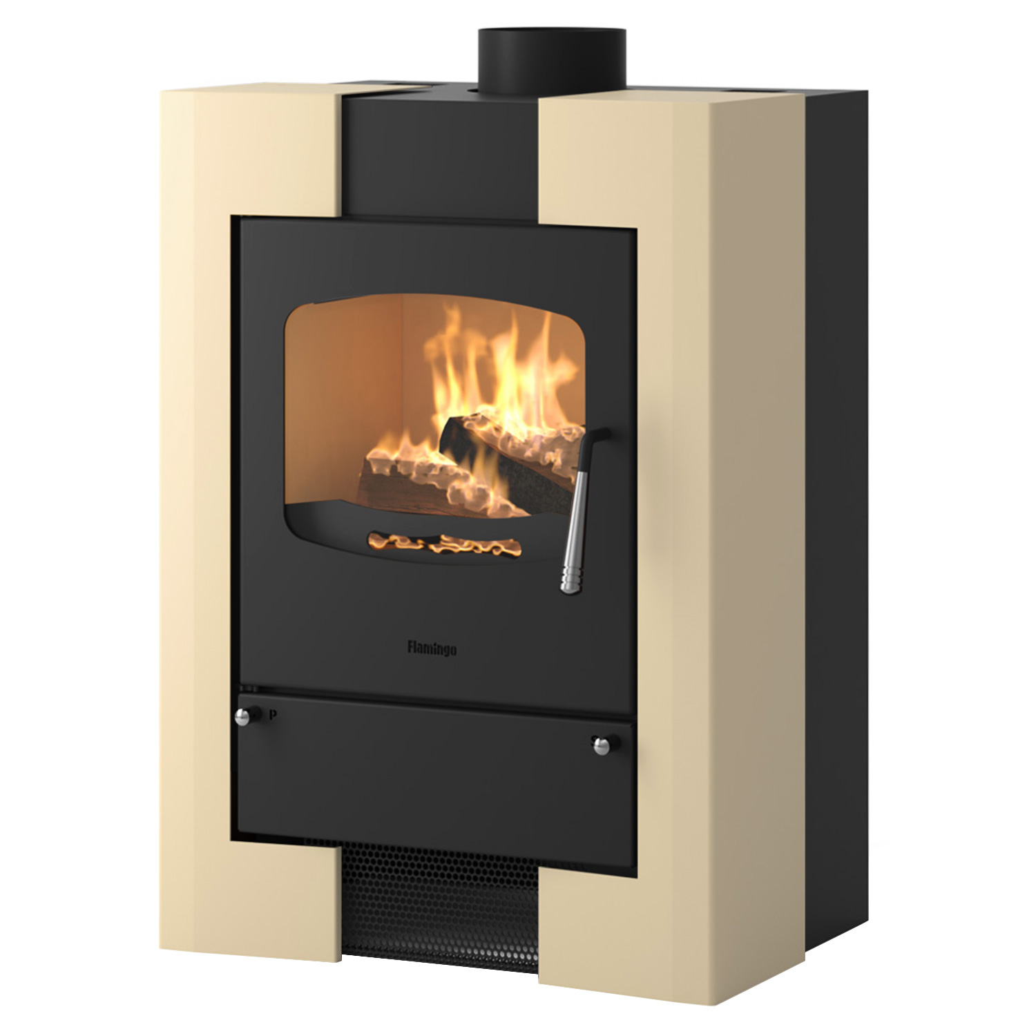 Poêle à bois HS Flamingo ESPO 1 Crème Poêle à bois HS Flamingo ESPO 1 Crème
