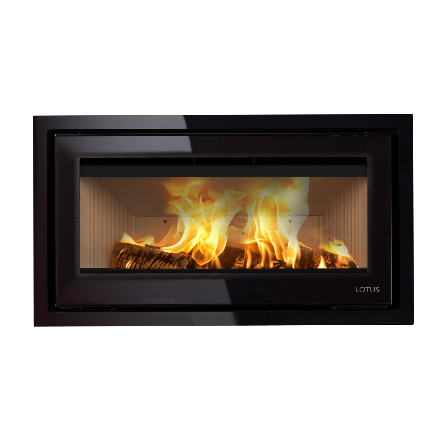 Lotus H470 W Insert de cheminée Black Magic / Charnières à droite