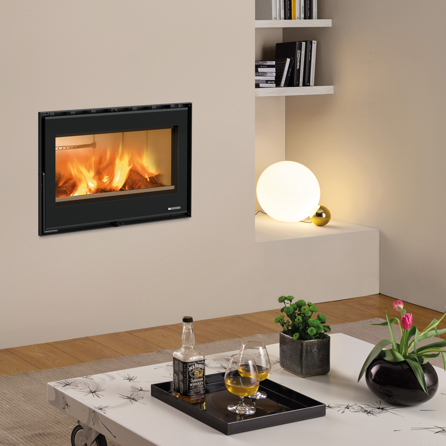 La Nordica Inserto 70 Wide Insert de cheminée