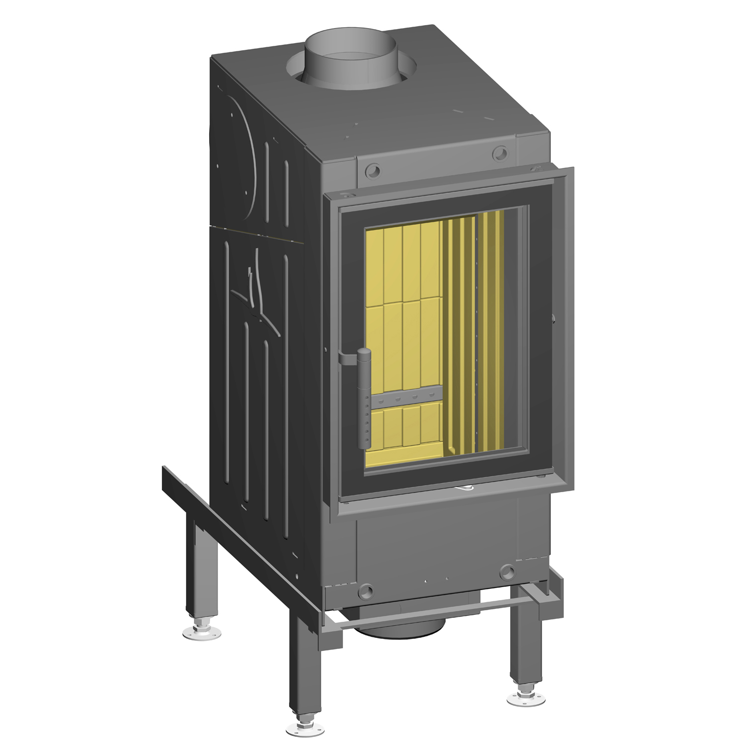 Spartherm Renova B-Air insert de cheminée 51 cm à droite
