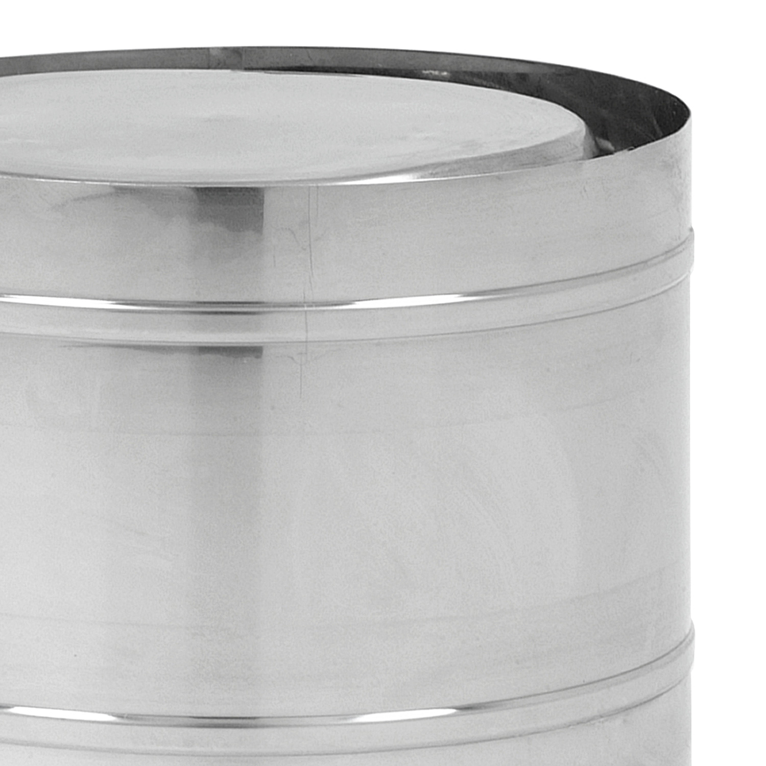 Opsinox conduit de cheminée en acier inoxydable 250 mm avec dispositif de sortie pour vents descendants forts KAW