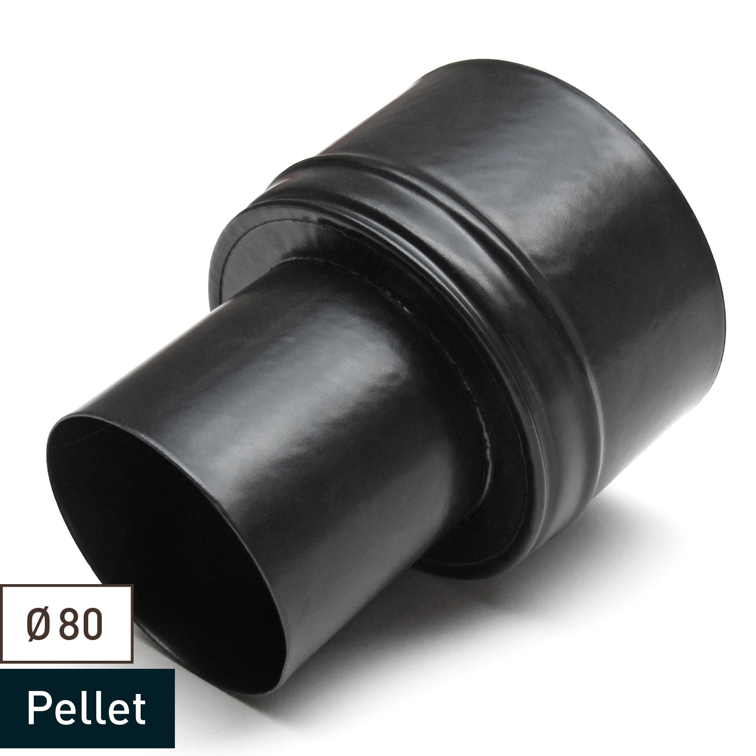 Extension de conduit de poêle / tuyau de poêle Raik 80mm - 120mm