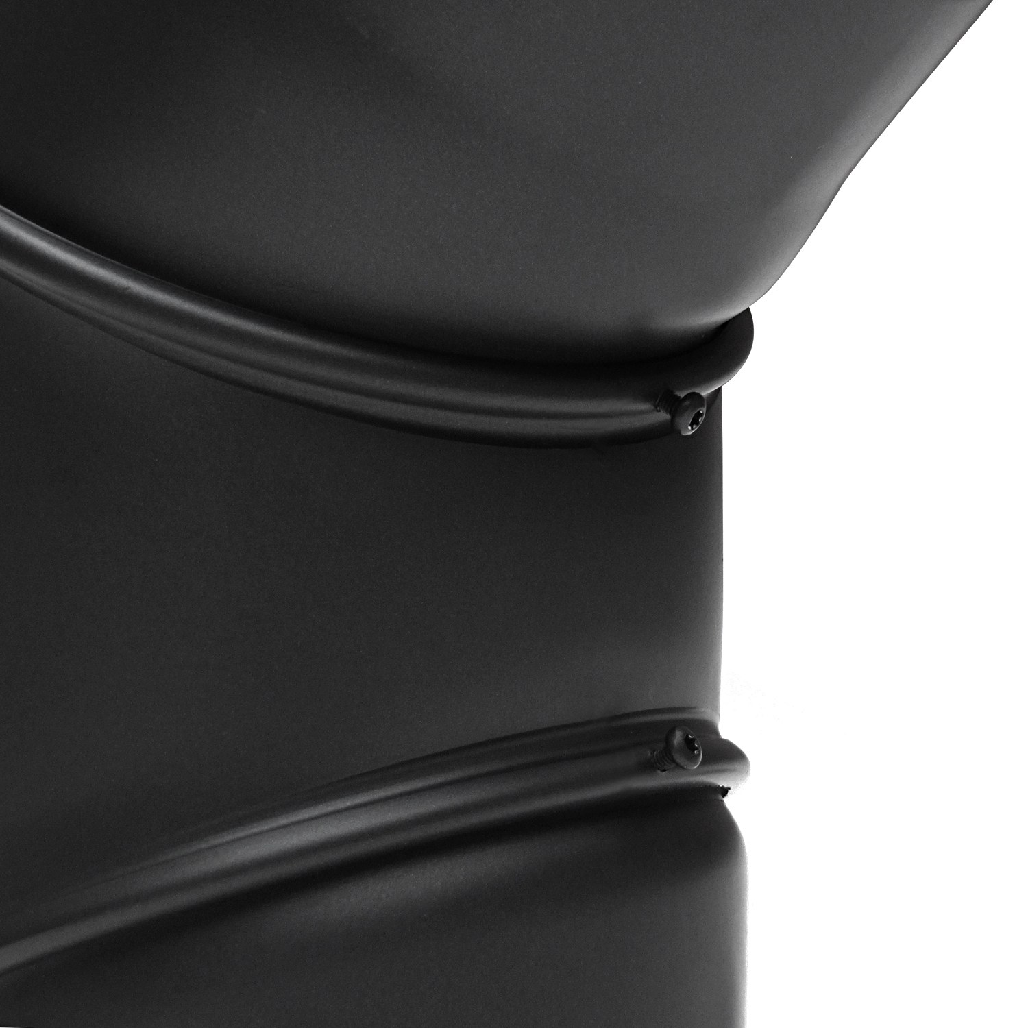 Coude de conduit de fumée Raik / Tuyau de poêle 160mm - 0° - 90° avec ouverture de nettoyage noir